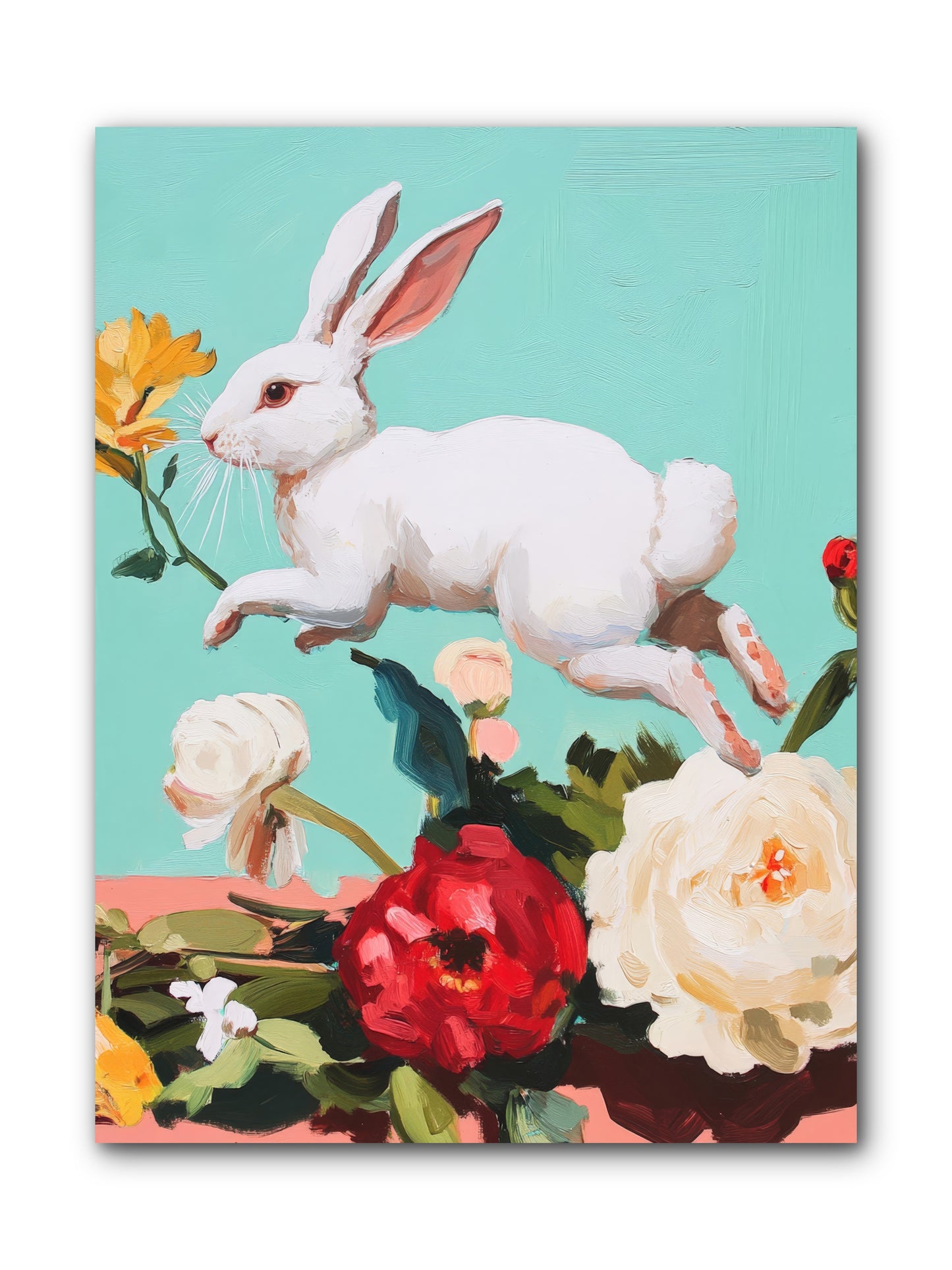 Garden Frolic No.2 Rez2 -- Wrapped Canvas 9x12
