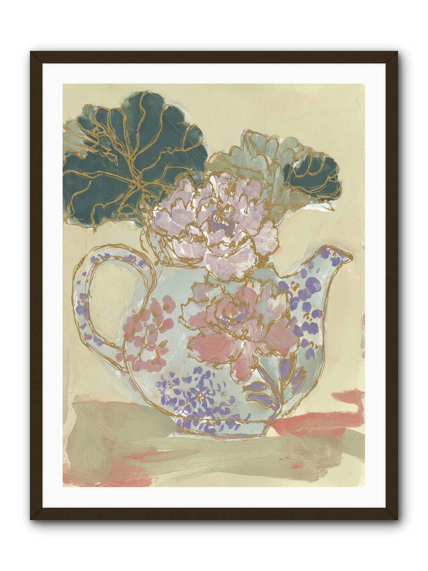 Garden Interludes No.1 -- Framed Print - Black 30x40