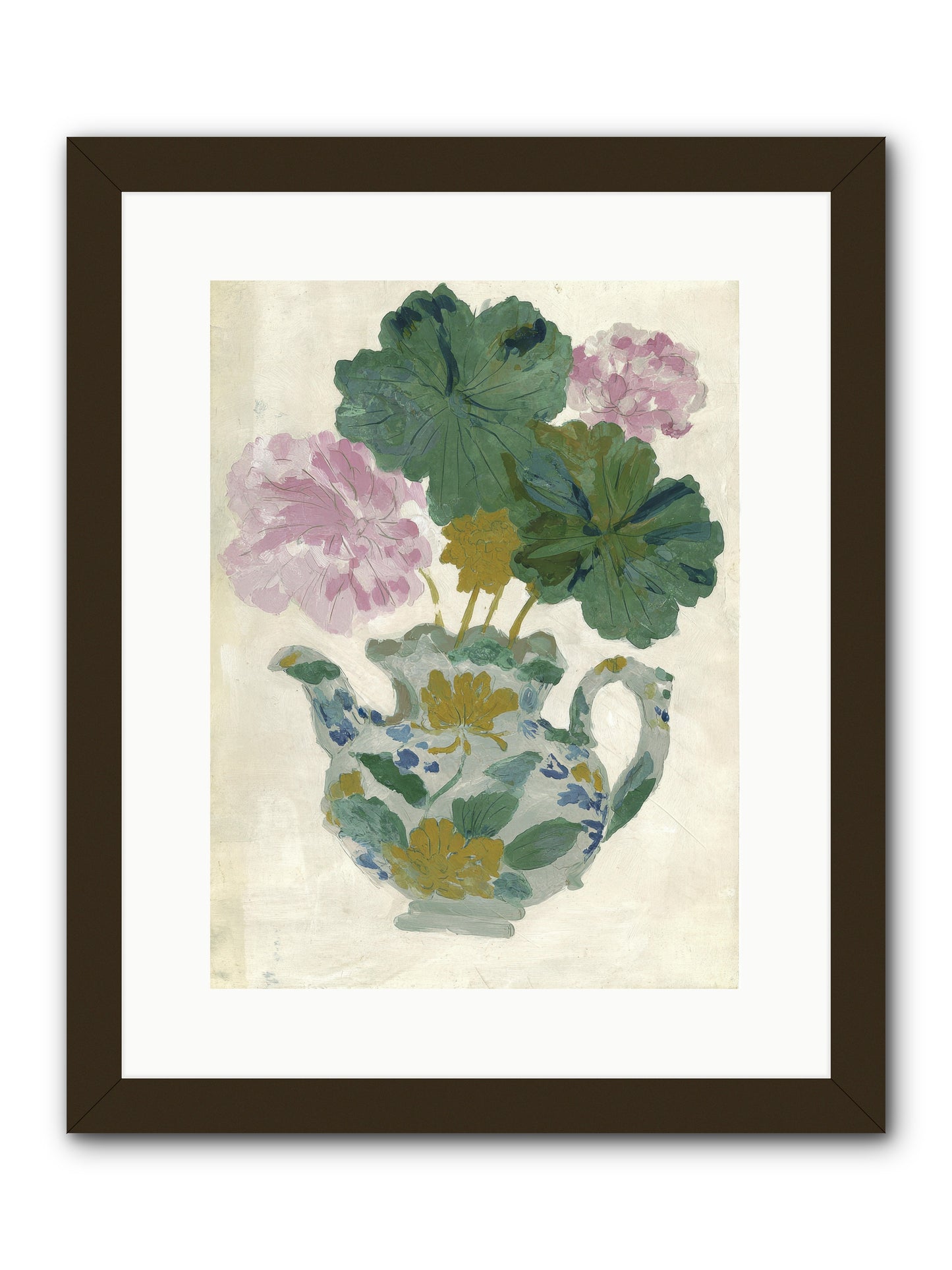 Garden Interludes No.2 -- Framed Print - Black 12x16