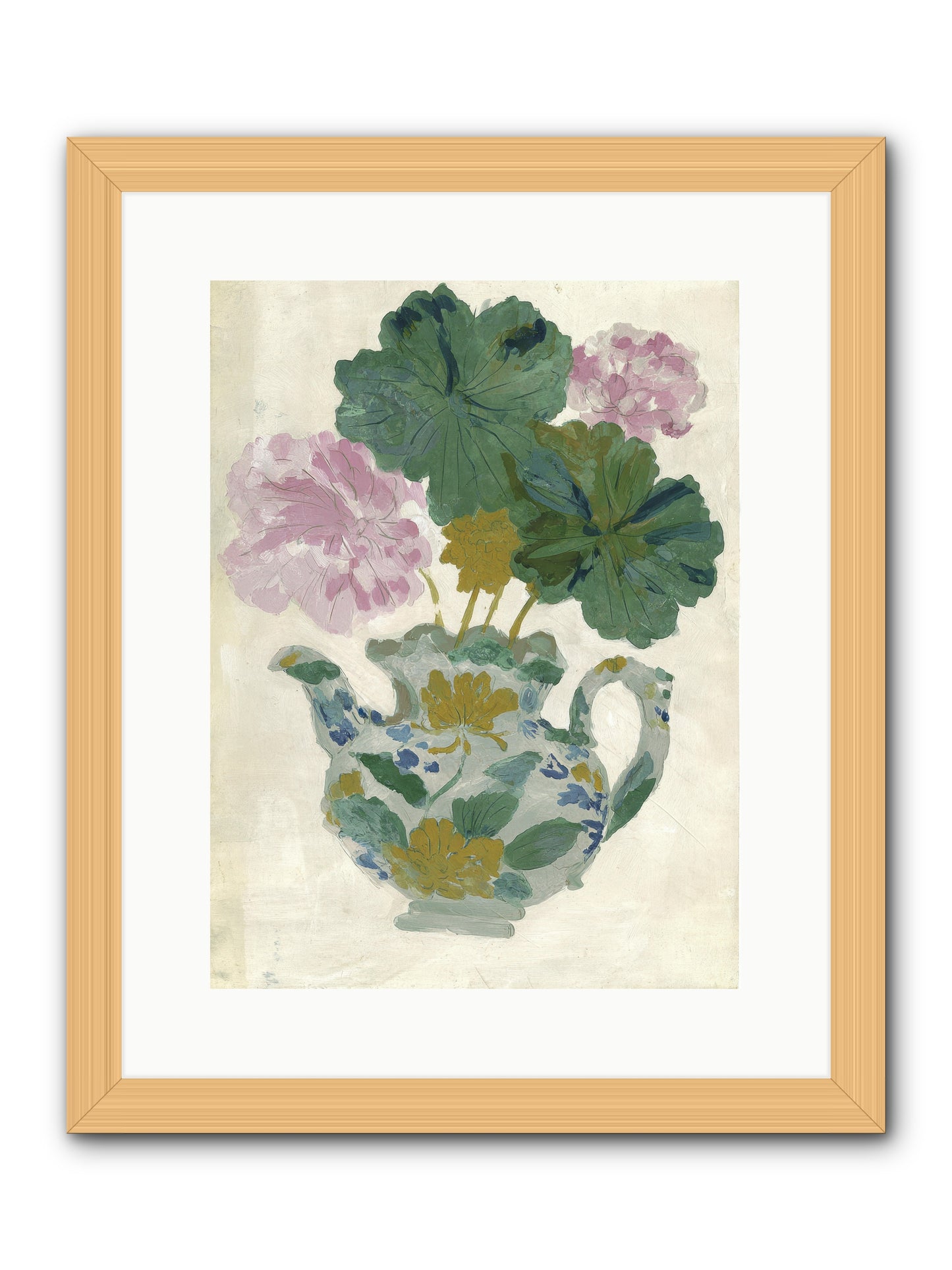 Garden Interludes No.2 -- Framed Print - Natural 12x16