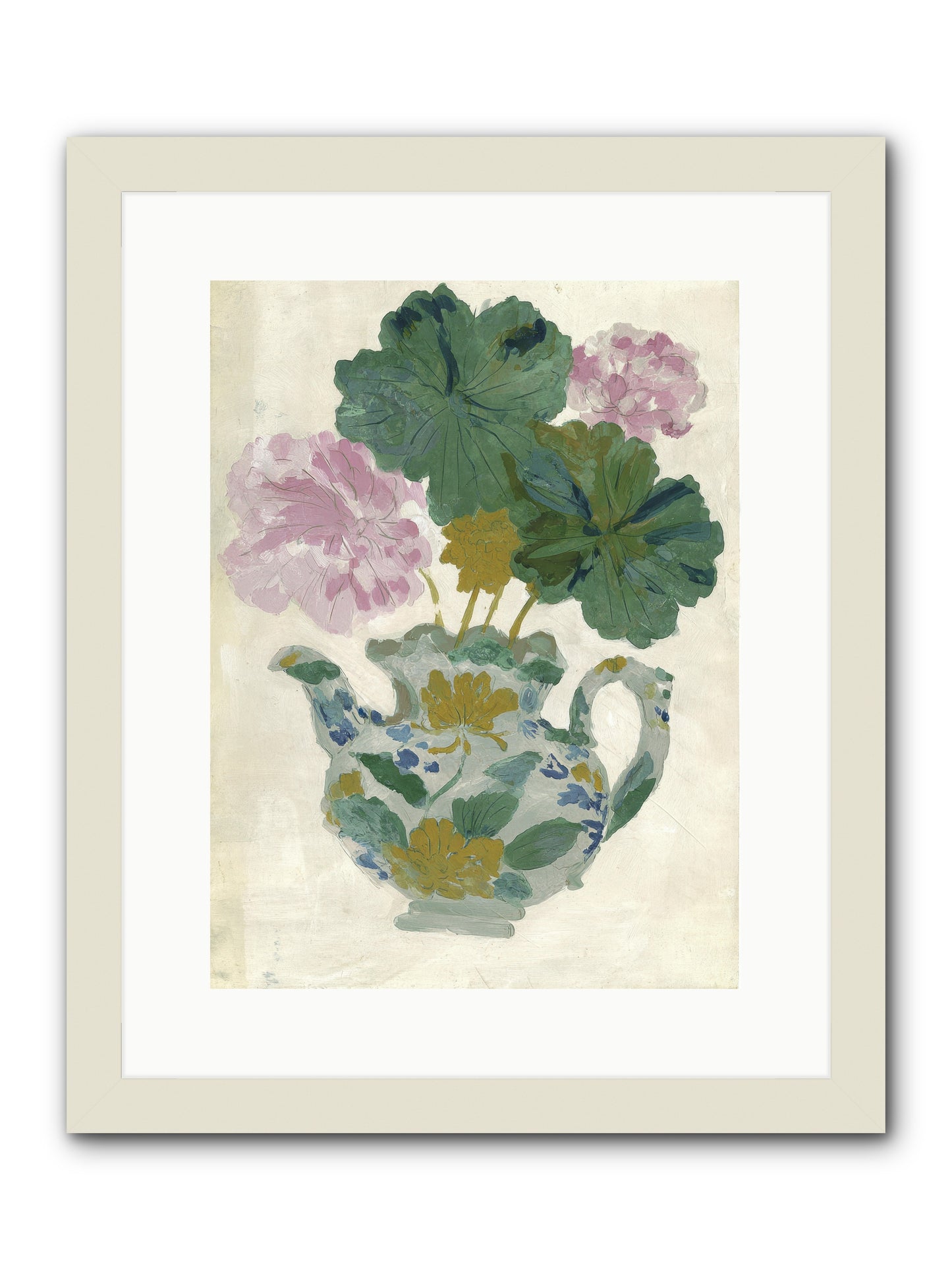 Garden Interludes No.2 -- Framed Print - White 12x16
