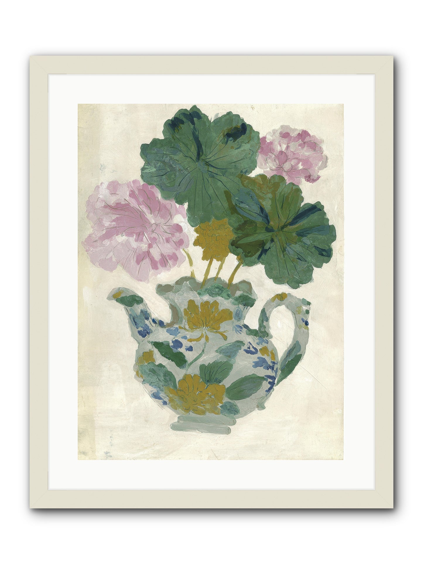 Garden Interludes No.2 -- Framed Print - White 18x24