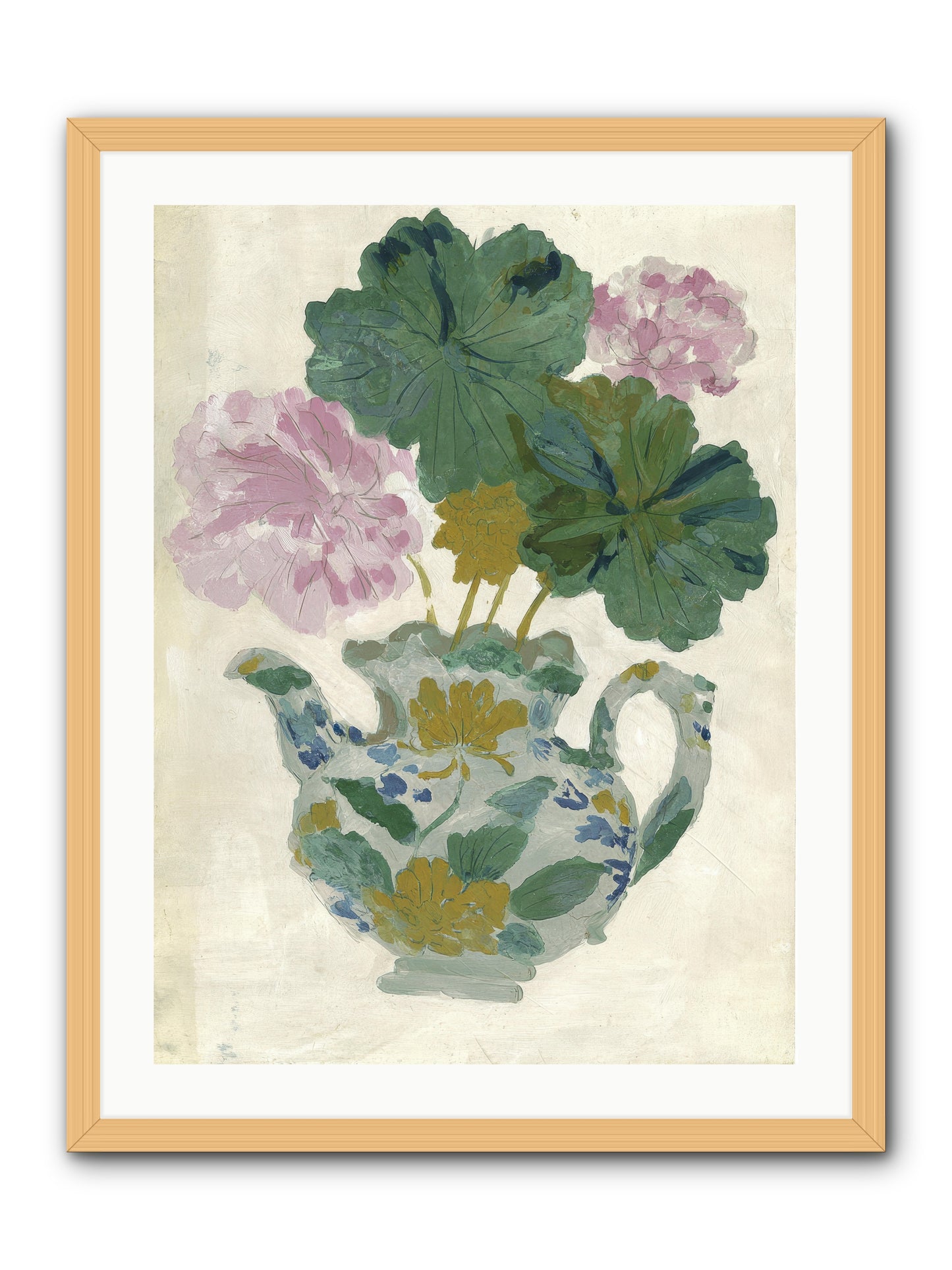 Garden Interludes No.2 -- Framed Print - Natural 24x32