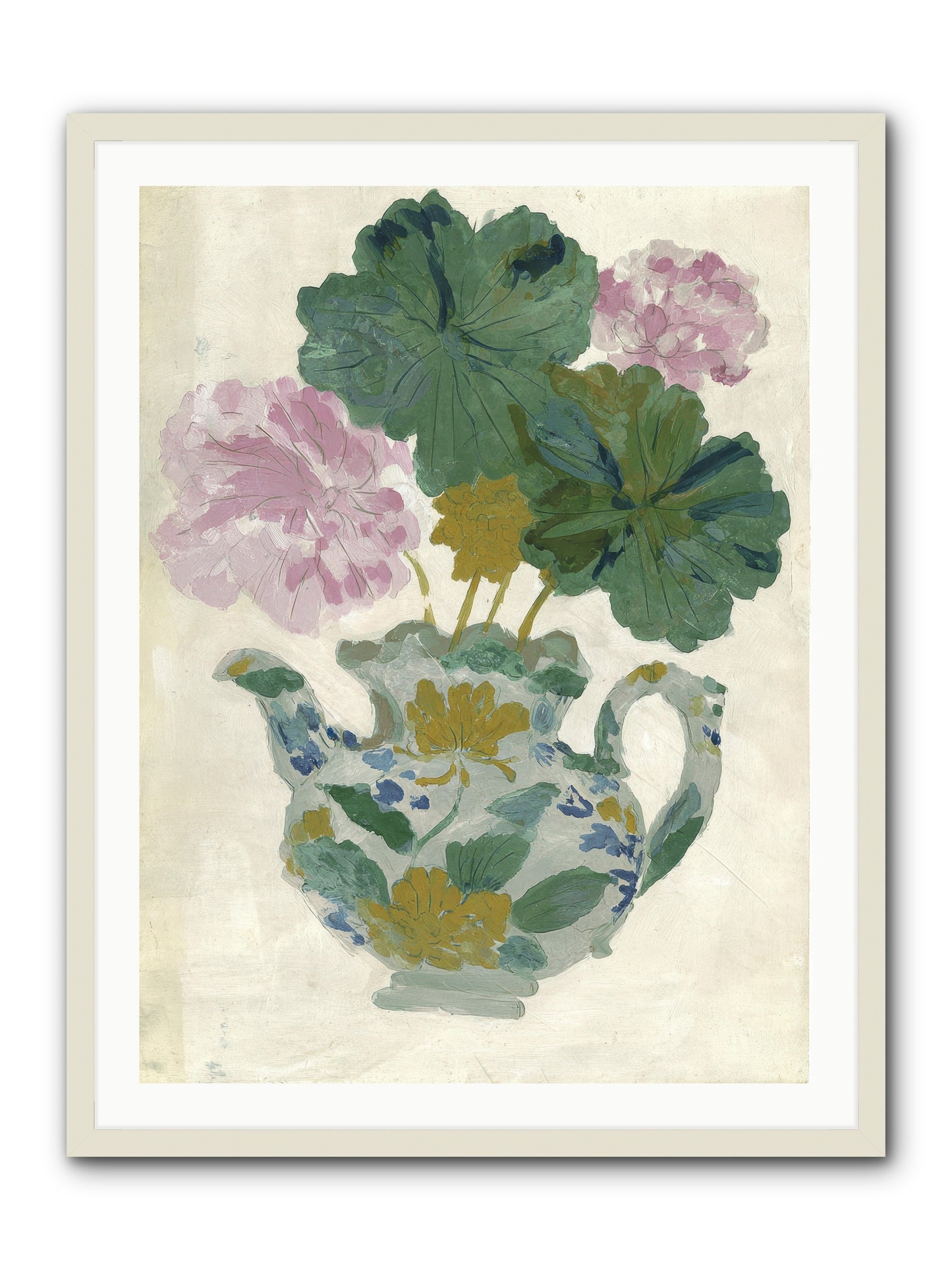 Garden Interludes No.2 -- Framed Print - White 30x40