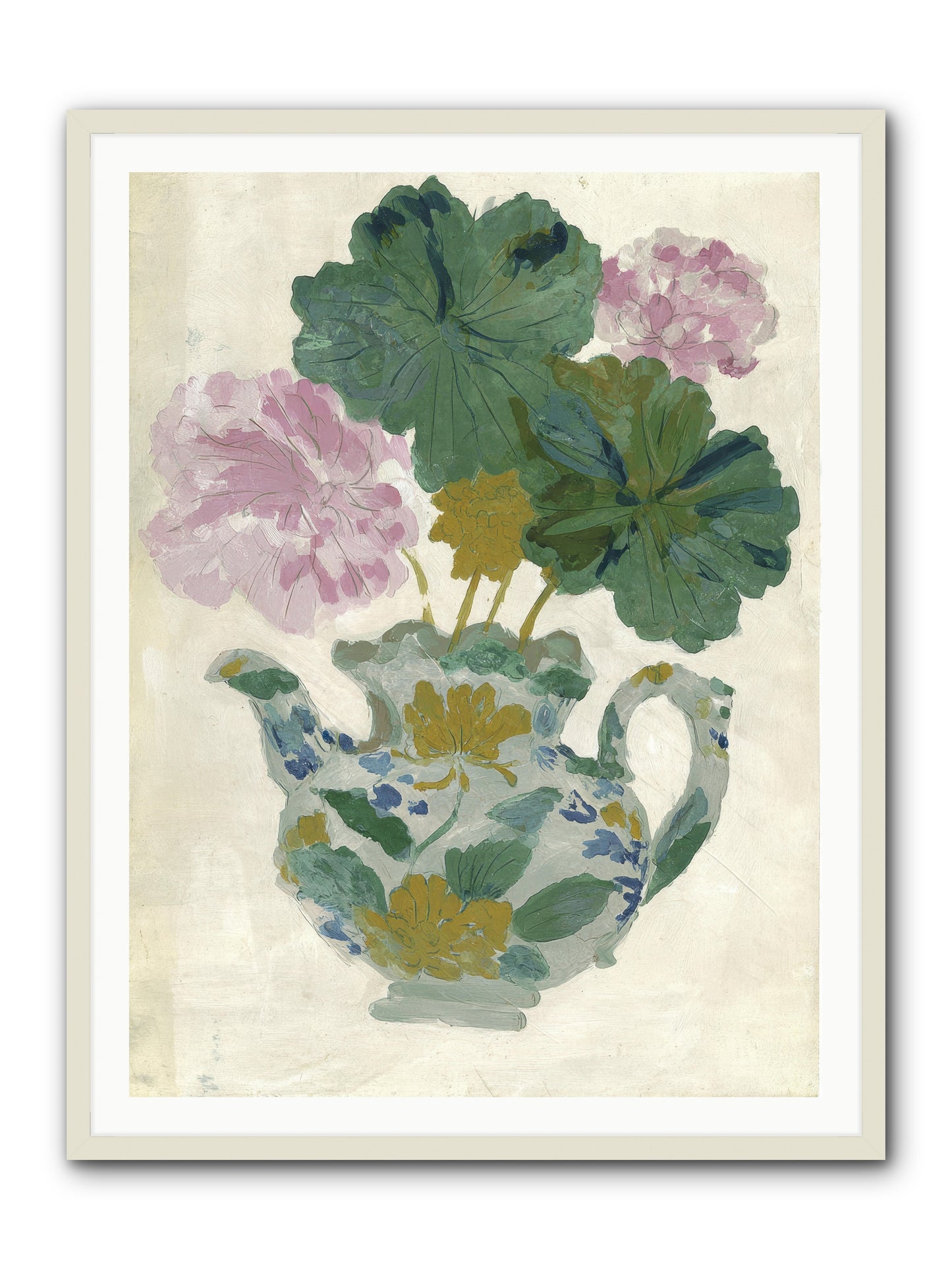 Garden Interludes No.2 -- Framed Print - White 36x48