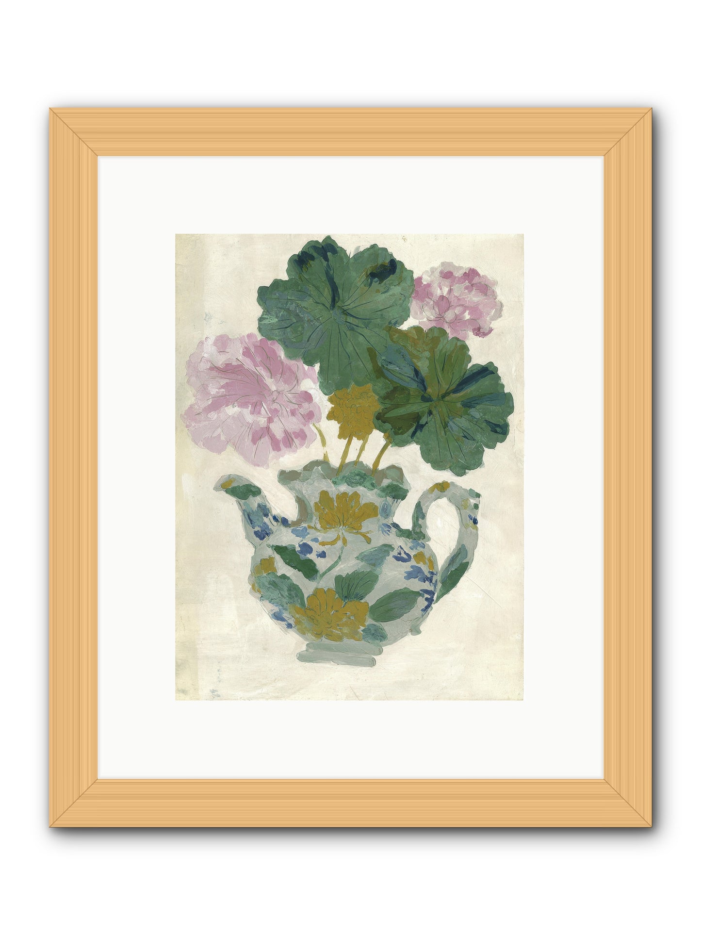 Garden Interludes No.2 -- Framed Print - Natural 9x12