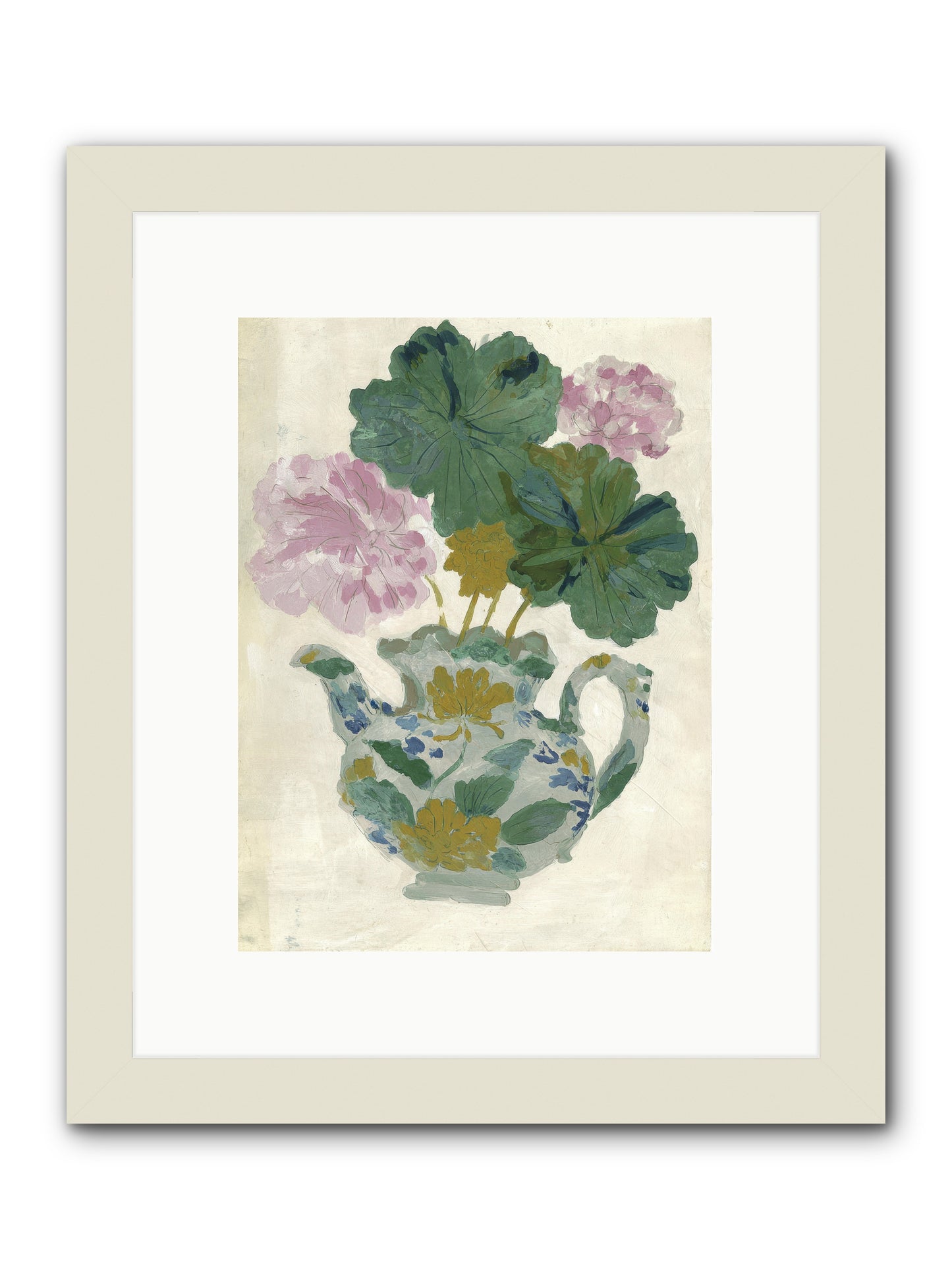 Garden Interludes No.2 -- Framed Print - White 9x12
