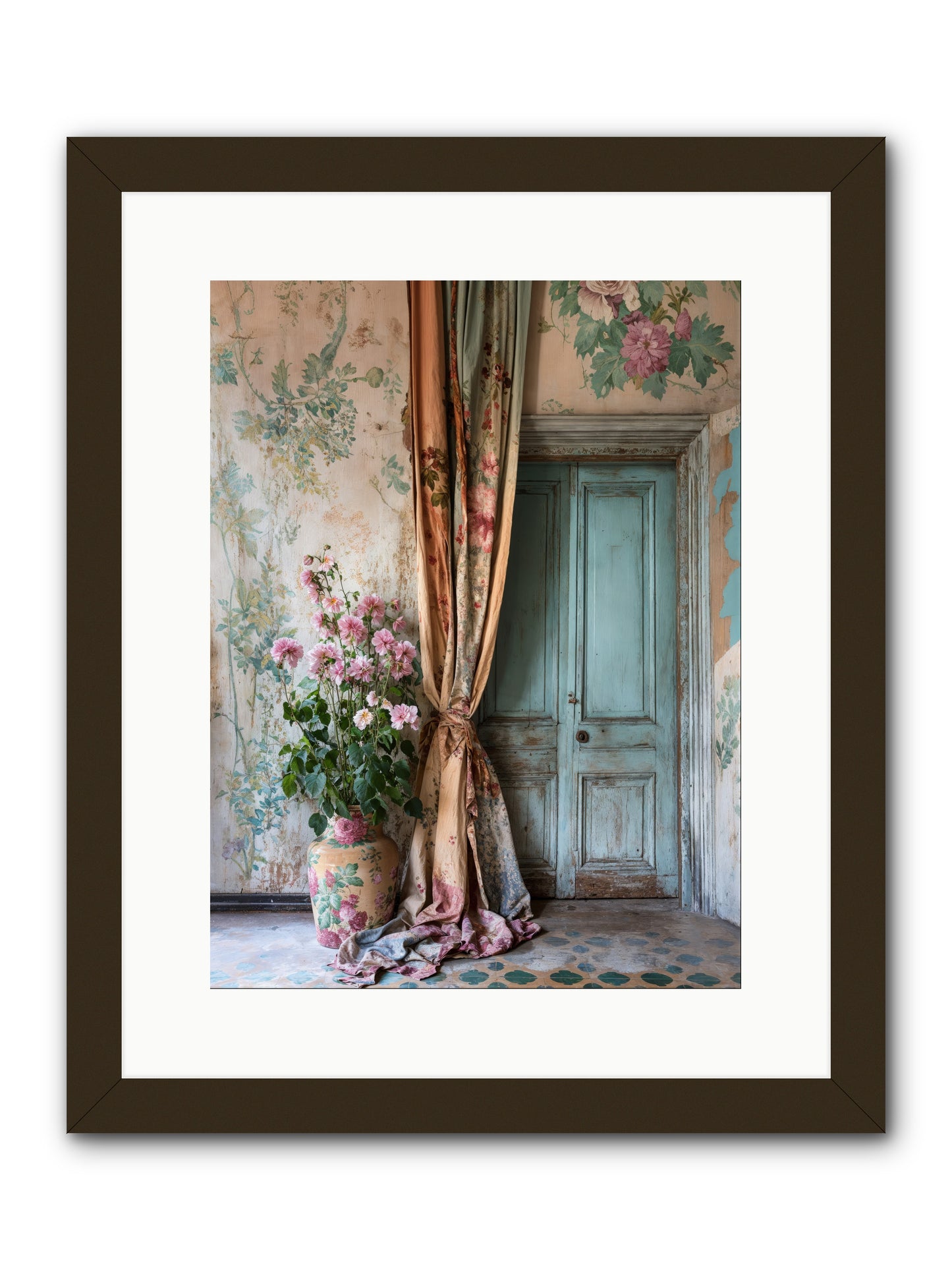 Garden Of Hidden Stars -- Framed Print - Black 12x16