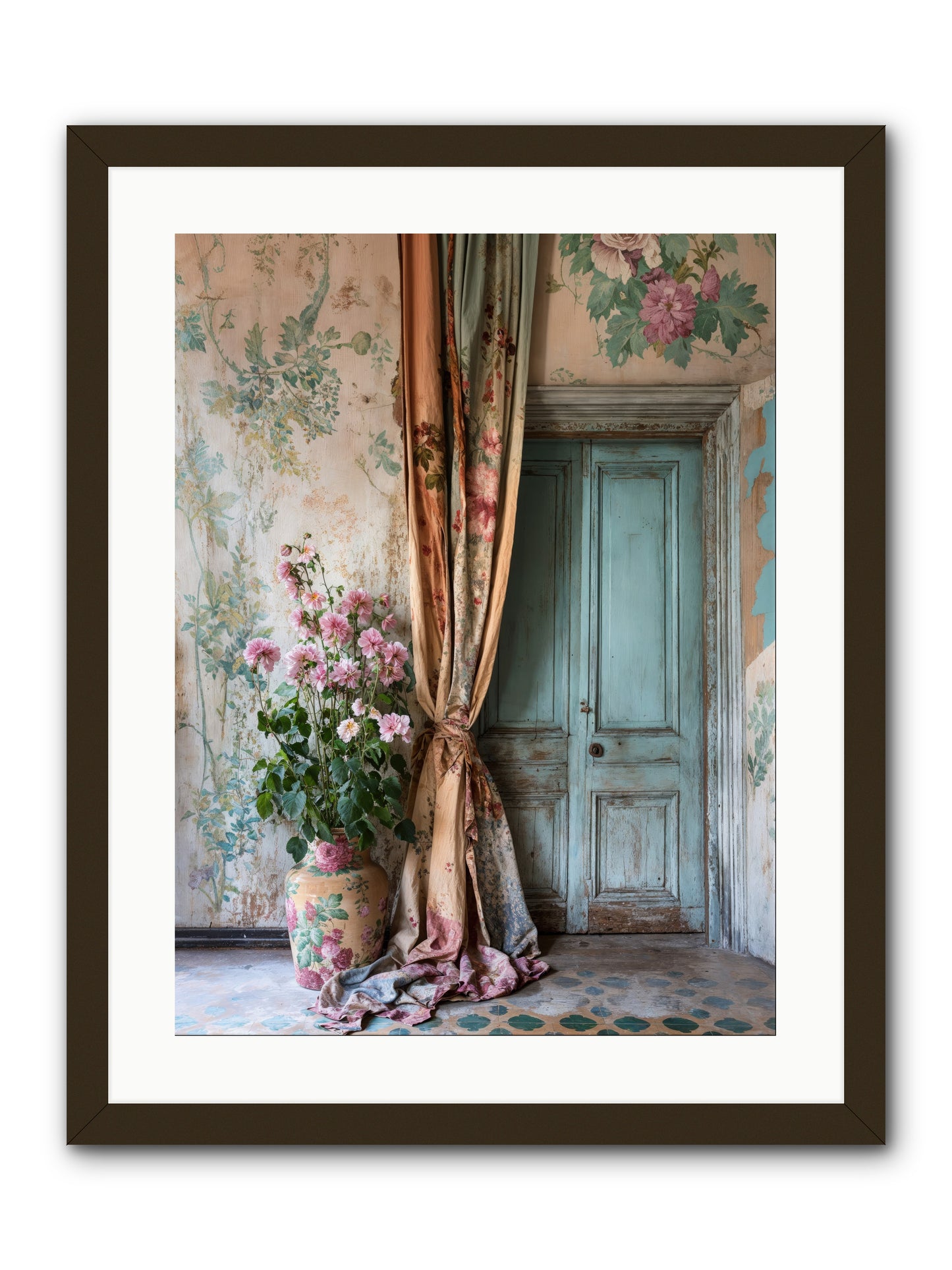 Garden Of Hidden Stars -- Framed Print - Black 18x24