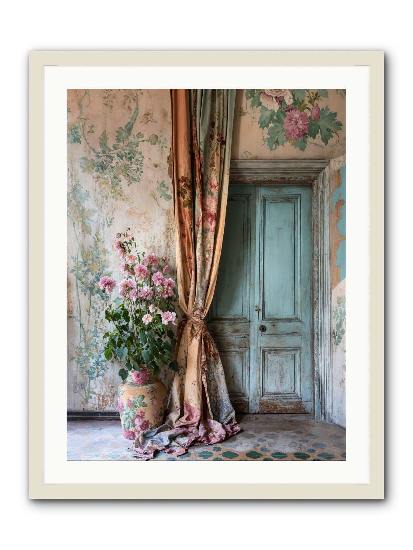 Garden Of Hidden Stars -- Framed Print - White 24x32