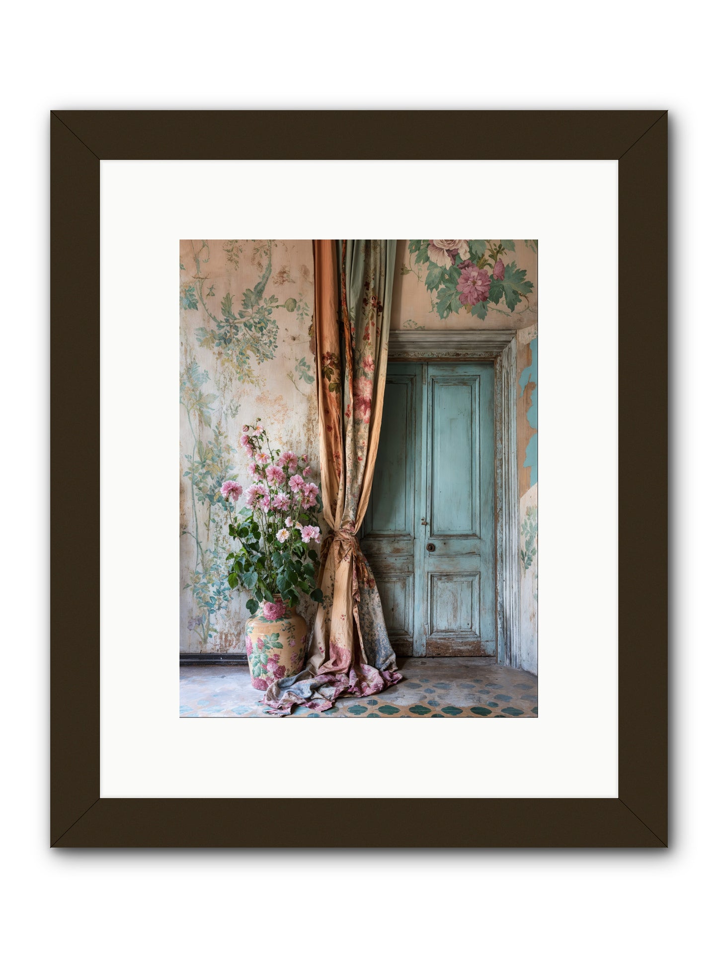 Garden Of Hidden Stars -- Framed Print - Black 9x12