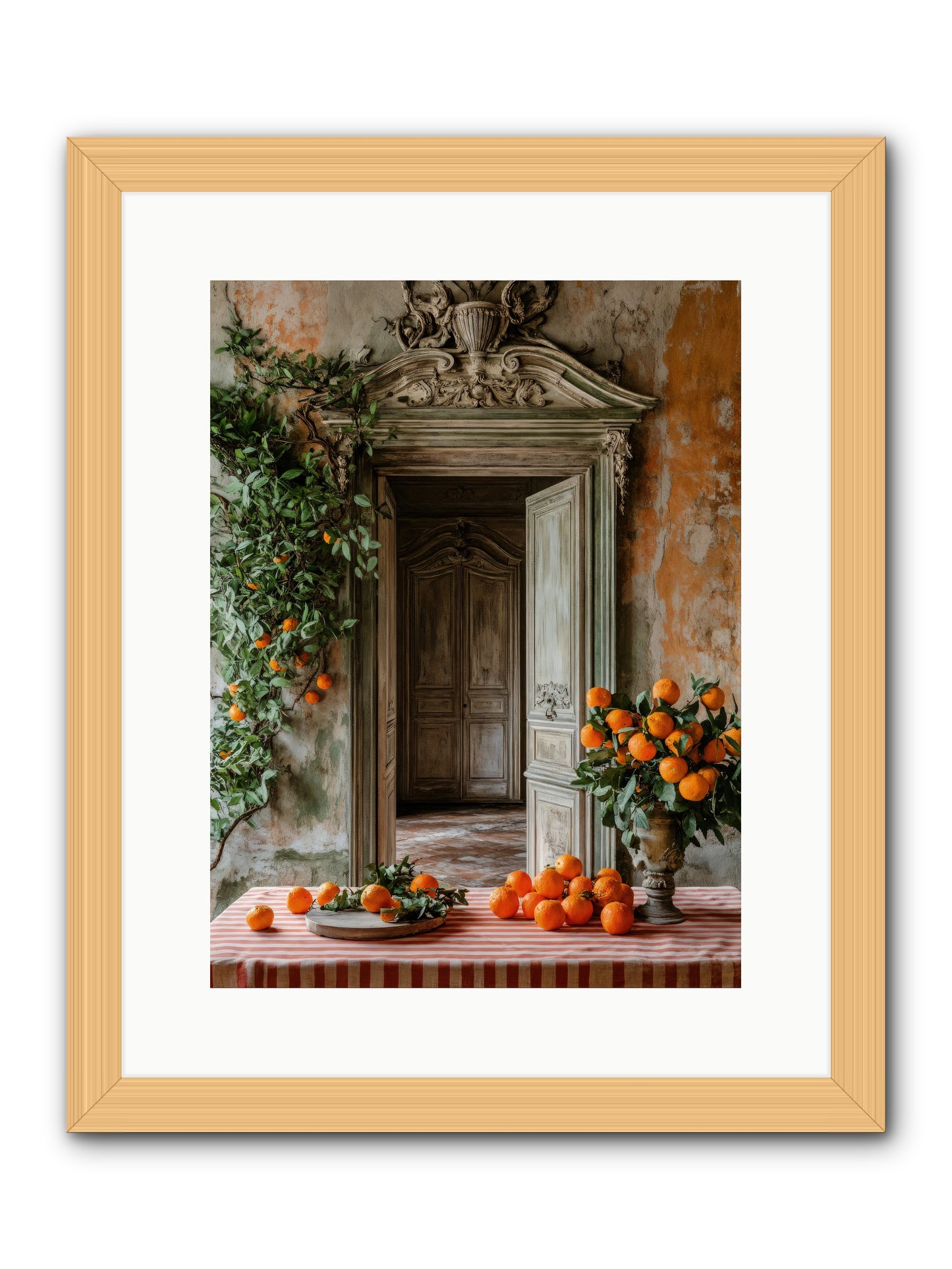 Garden Of Lost Dukes -- Framed Print - Natural 12x16