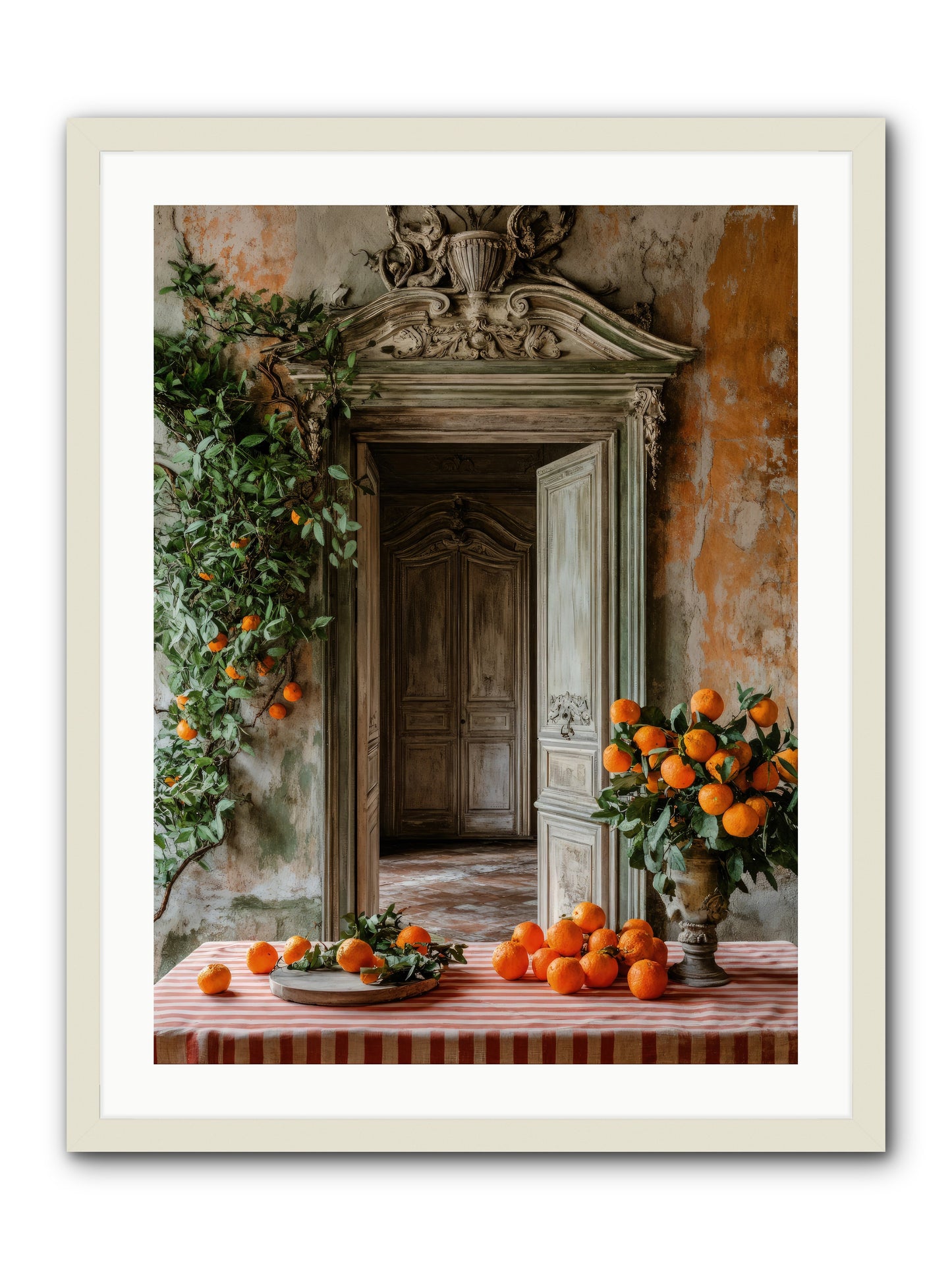 Garden Of Lost Dukes -- Framed Print - White 24x32