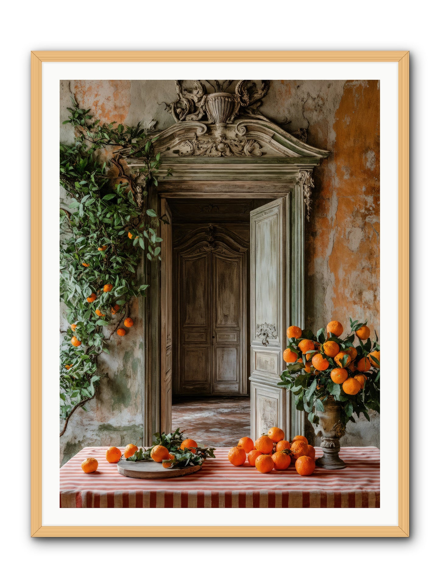 Garden Of Lost Dukes -- Framed Print - Natural 36x48