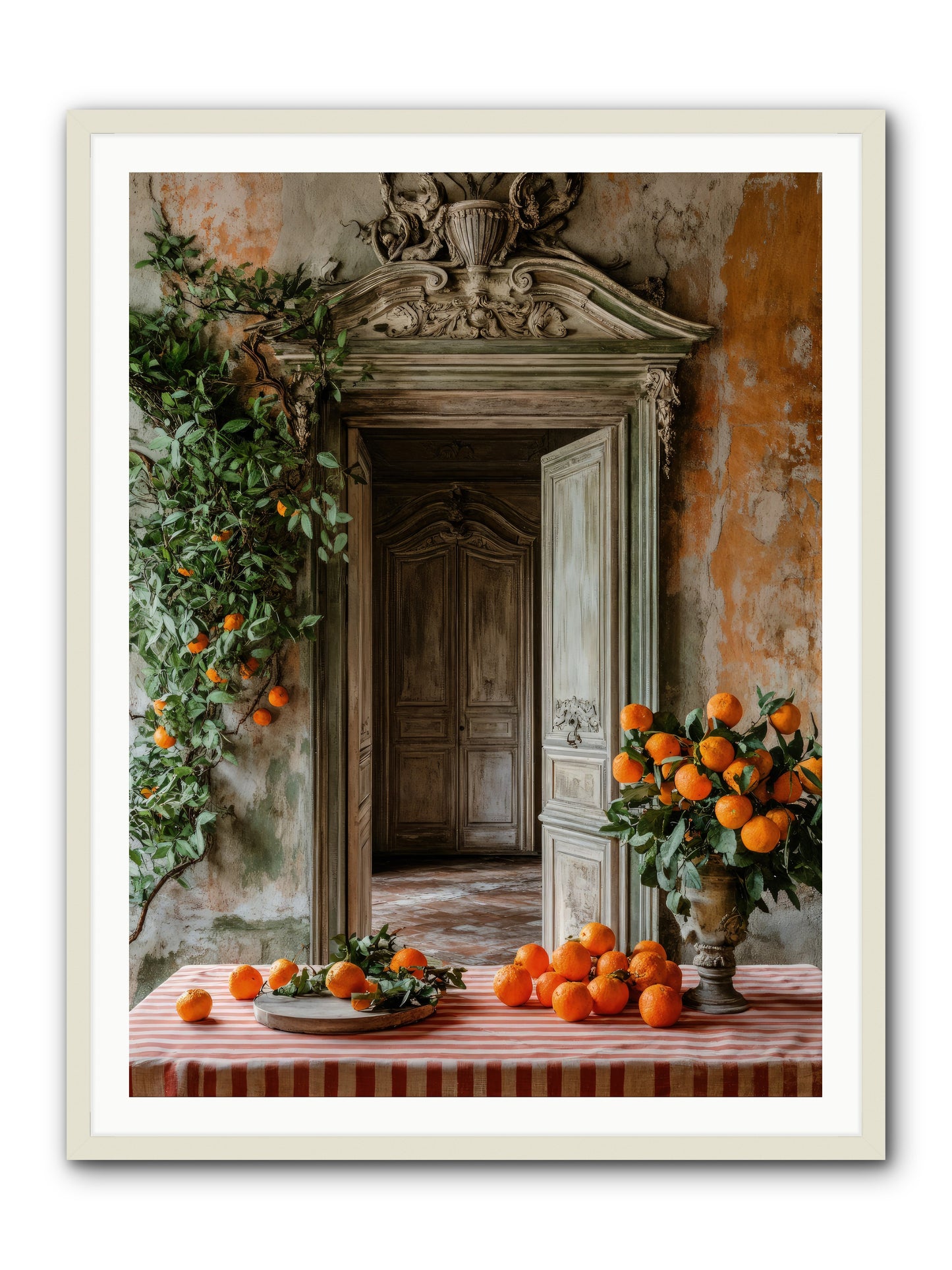 Garden Of Lost Dukes -- Framed Print - White 36x48
