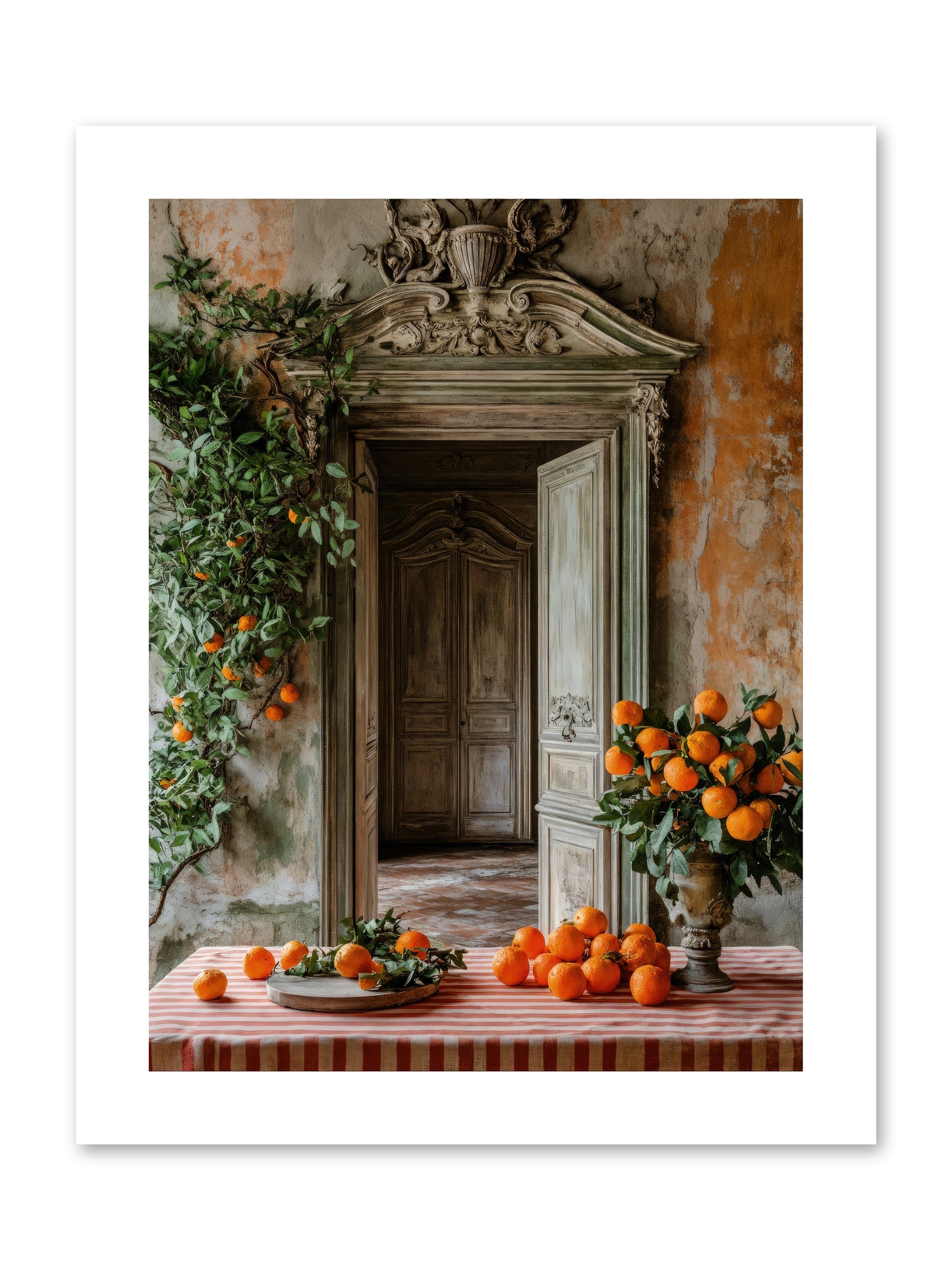 Garden Of Lost Dukes -- Loose Canvas Print 9x12