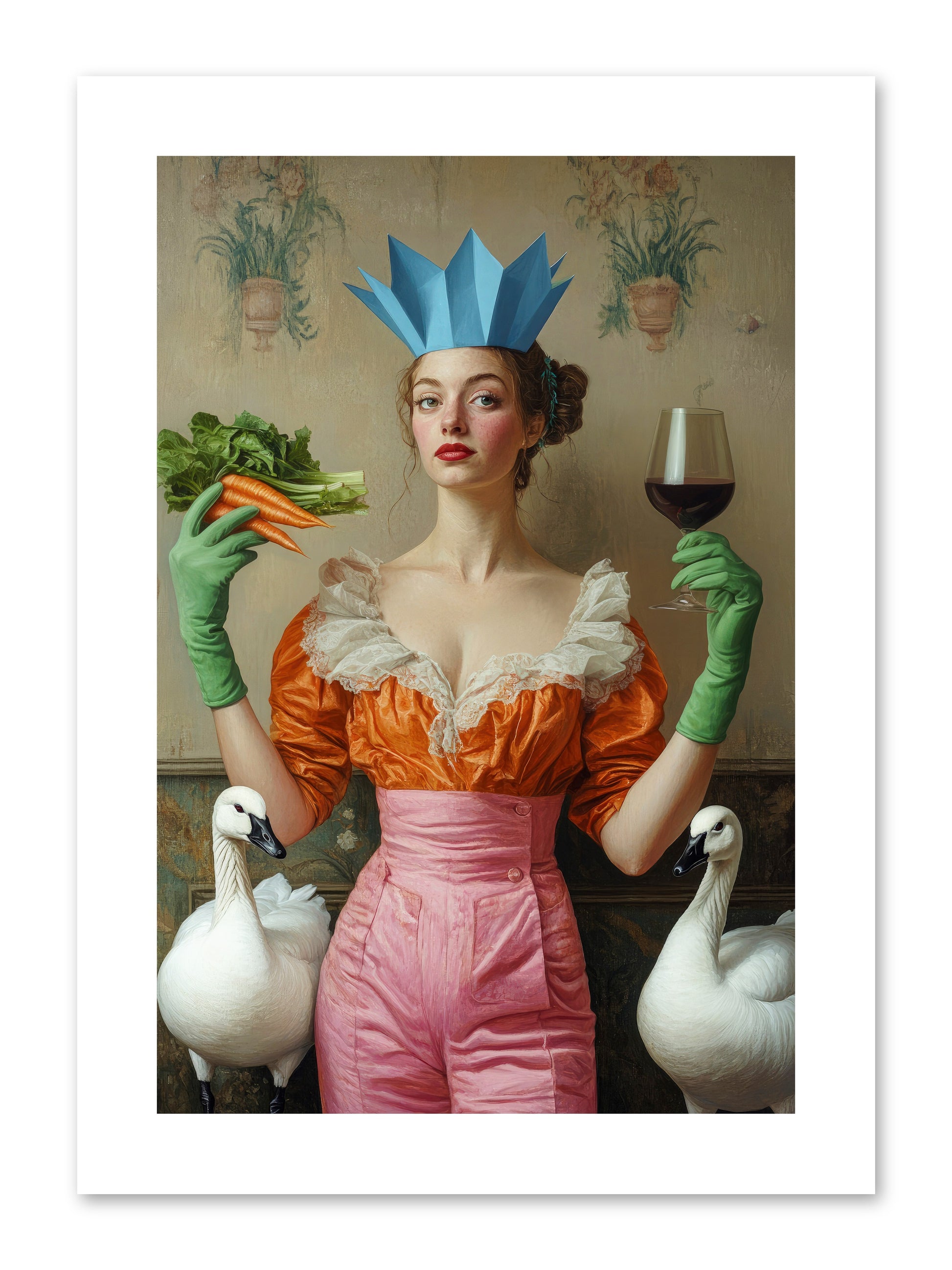 Garden Of Mad Delights -- Paper Print 8x12
