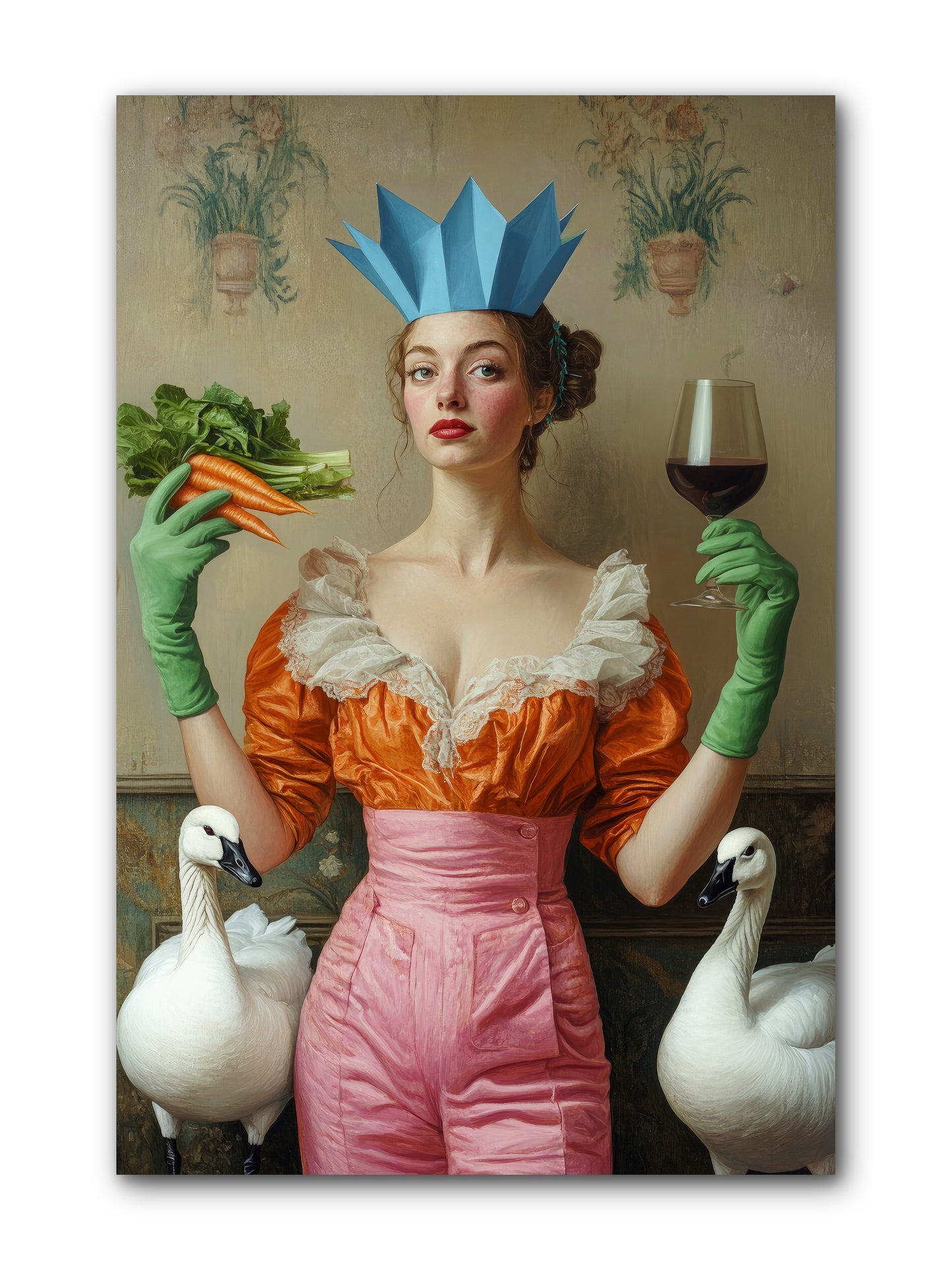 Garden Of Mad Delights -- Wrapped Canvas 8x12