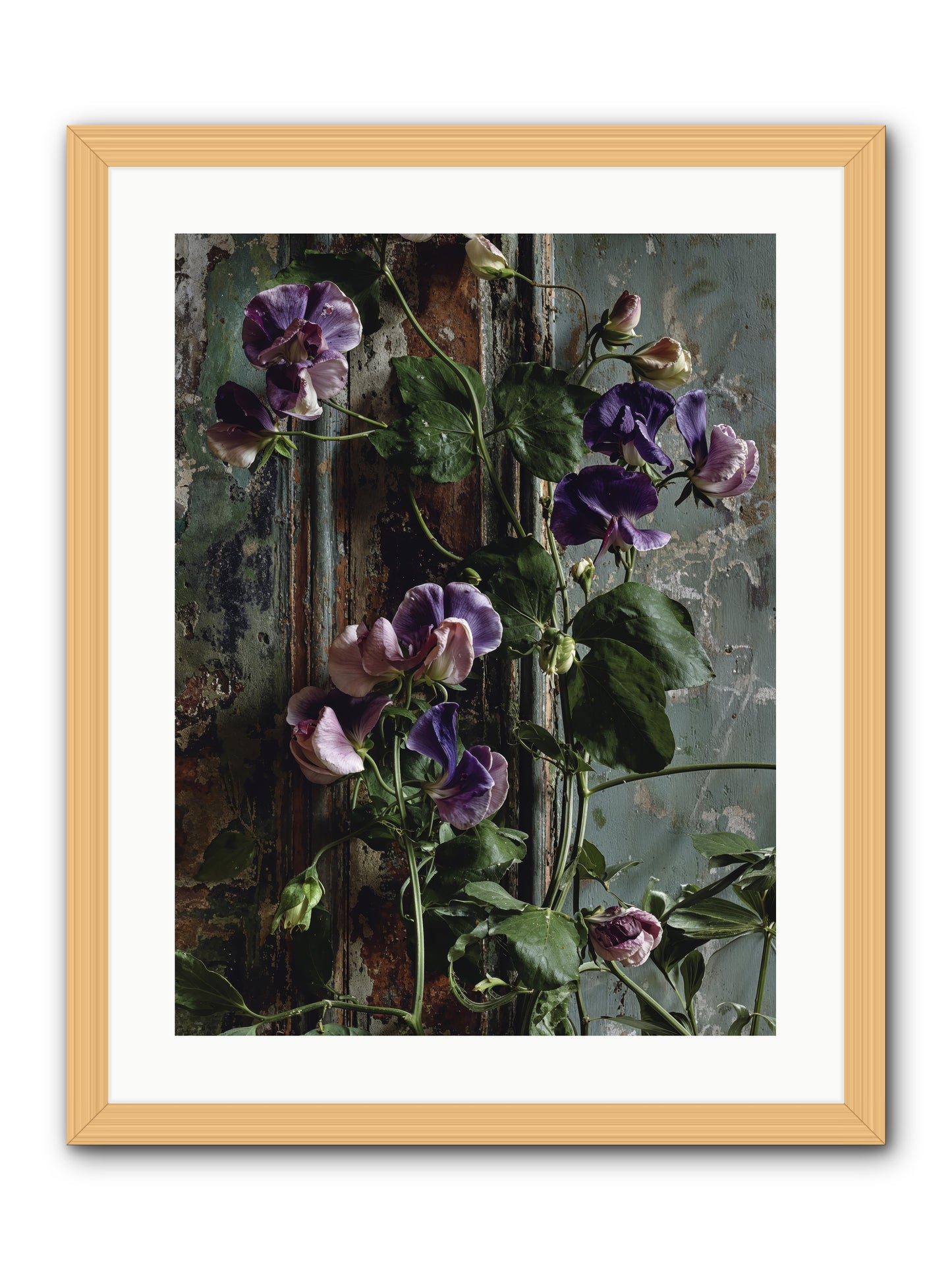 Garden Orphans -- Framed Print - Natural 18x24