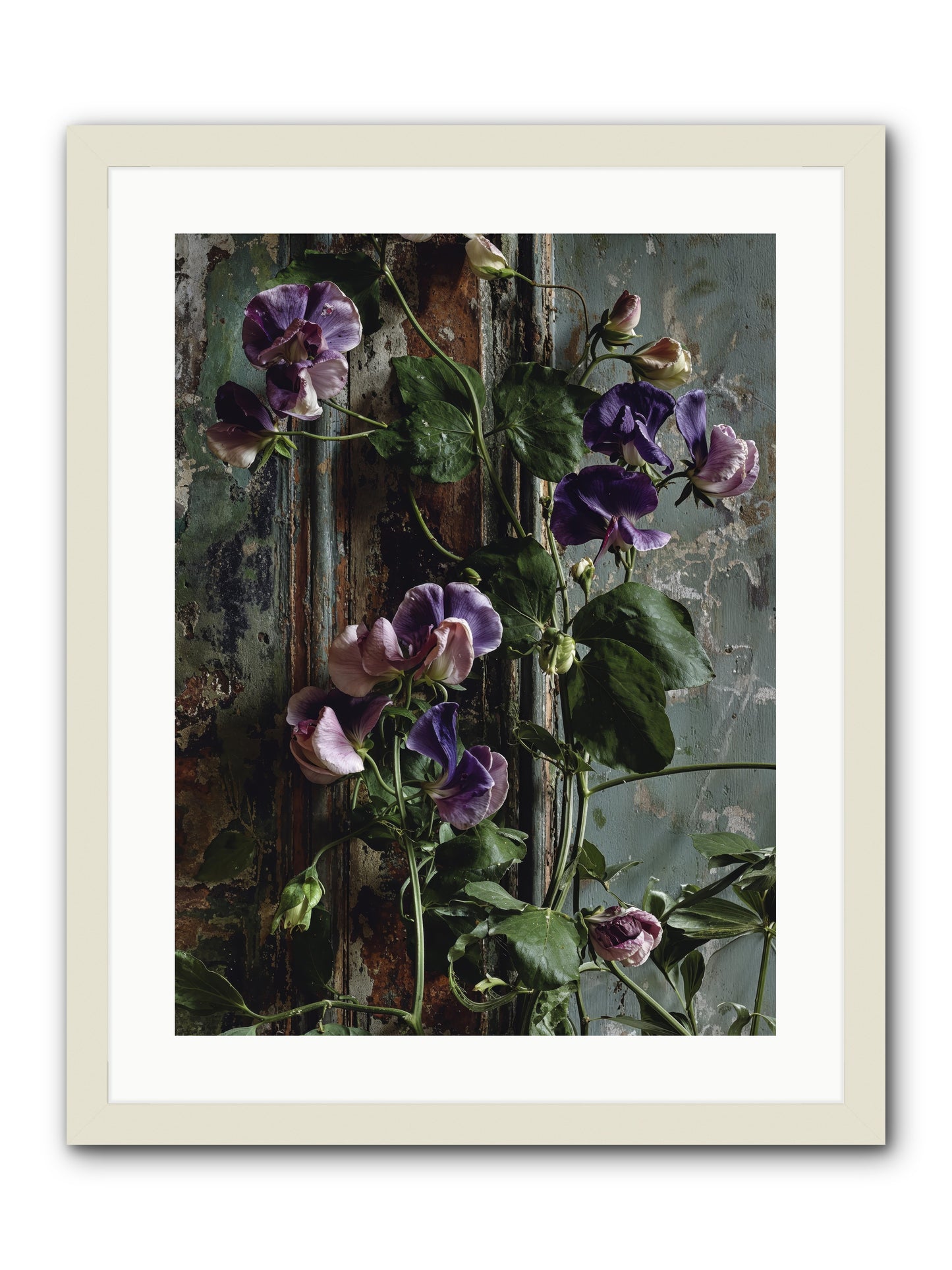 Garden Orphans -- Framed Print - White 18x24