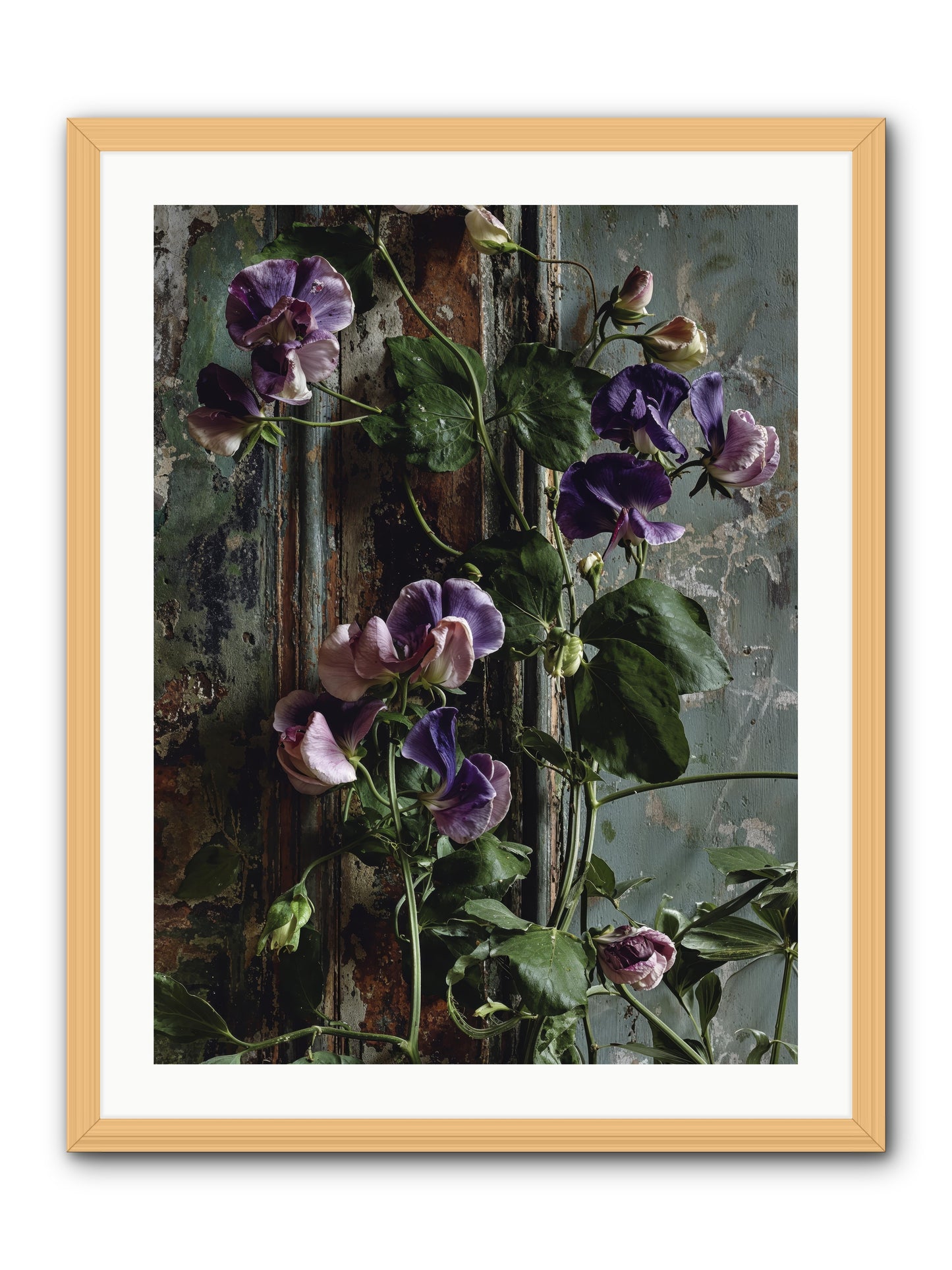 Garden Orphans -- Framed Print - Natural 24x32