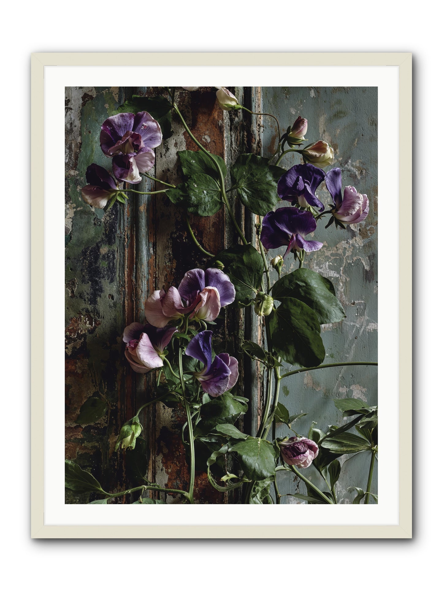 Garden Orphans -- Framed Print - White 30x40