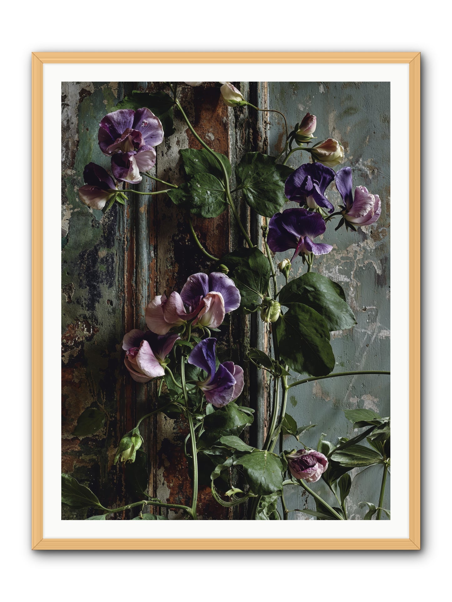 Garden Orphans -- Framed Print - Natural 36x48