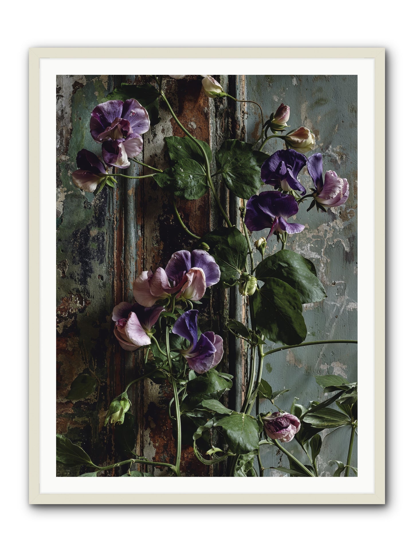 Garden Orphans -- Framed Print - White 36x48