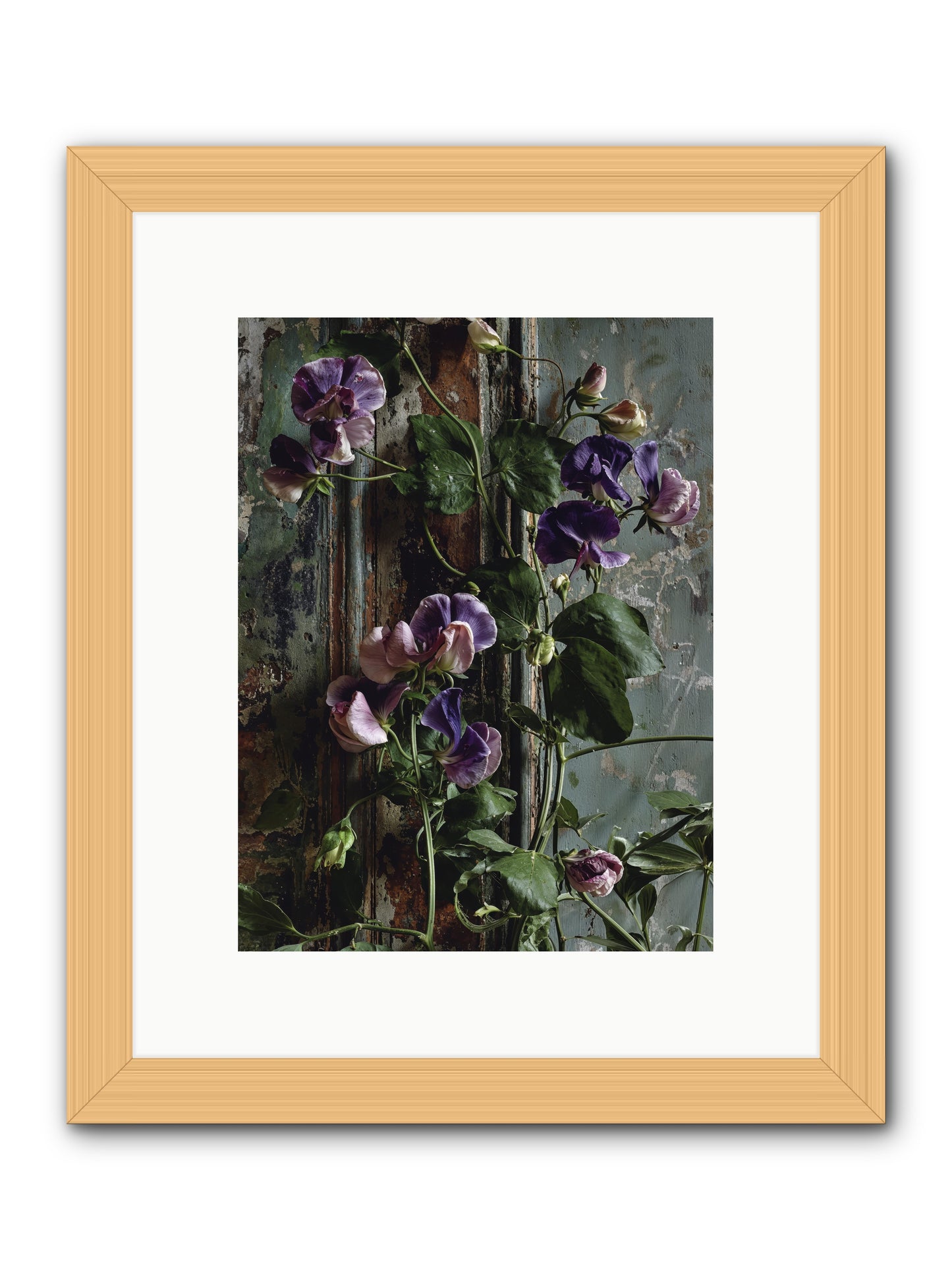 Garden Orphans -- Framed Print - Natural 9x12