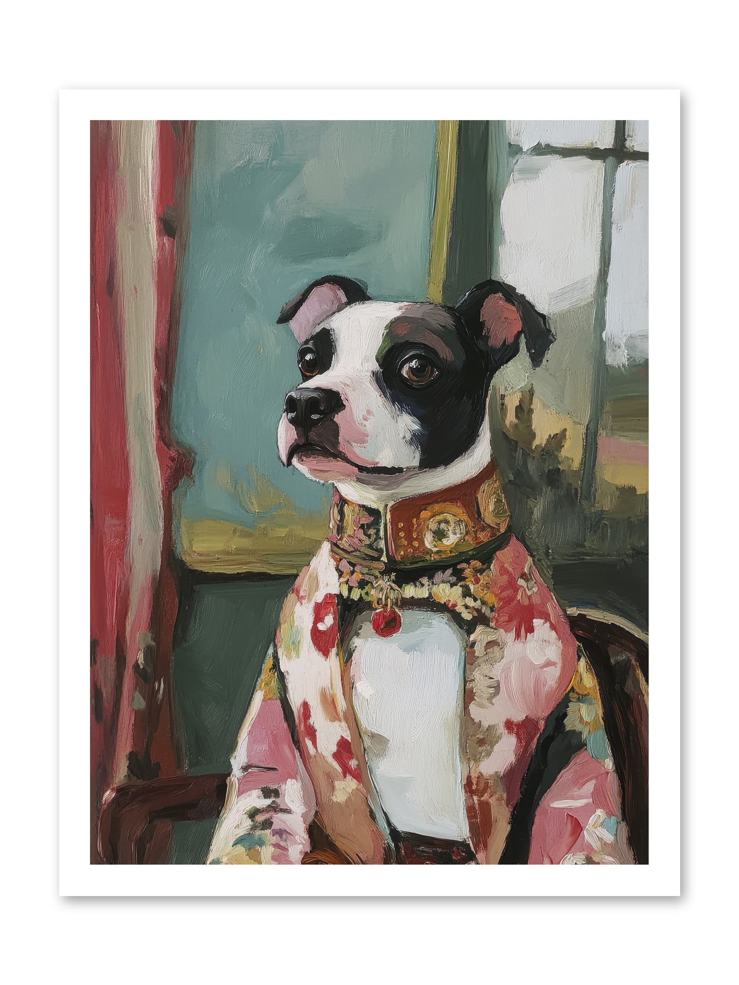 Garden Party Finery -- Loose Canvas Print 18x24
