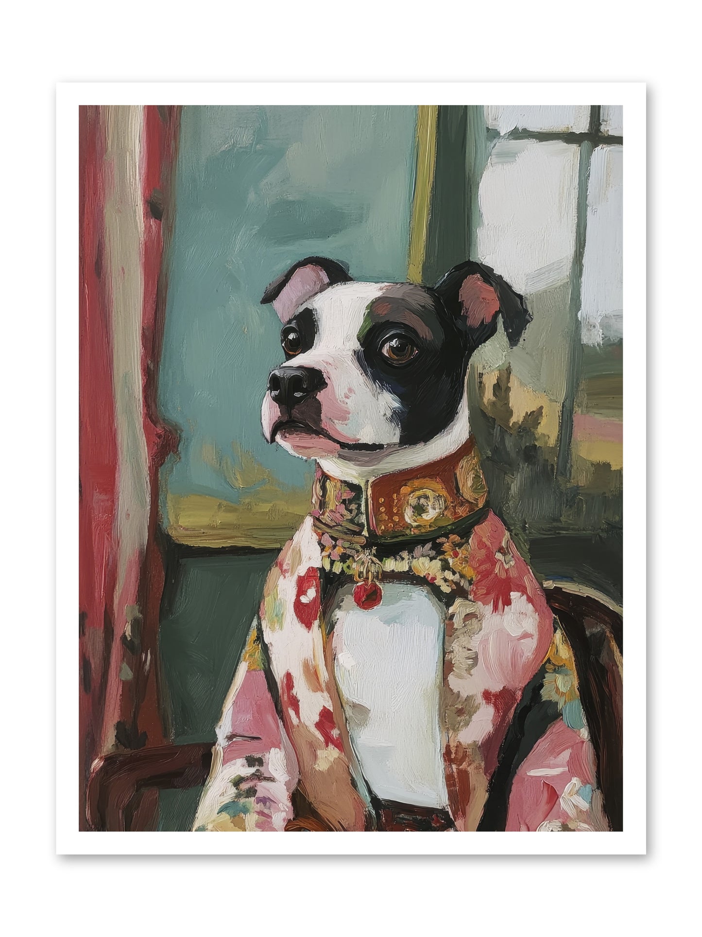 Garden Party Finery -- Paper Print 24x32