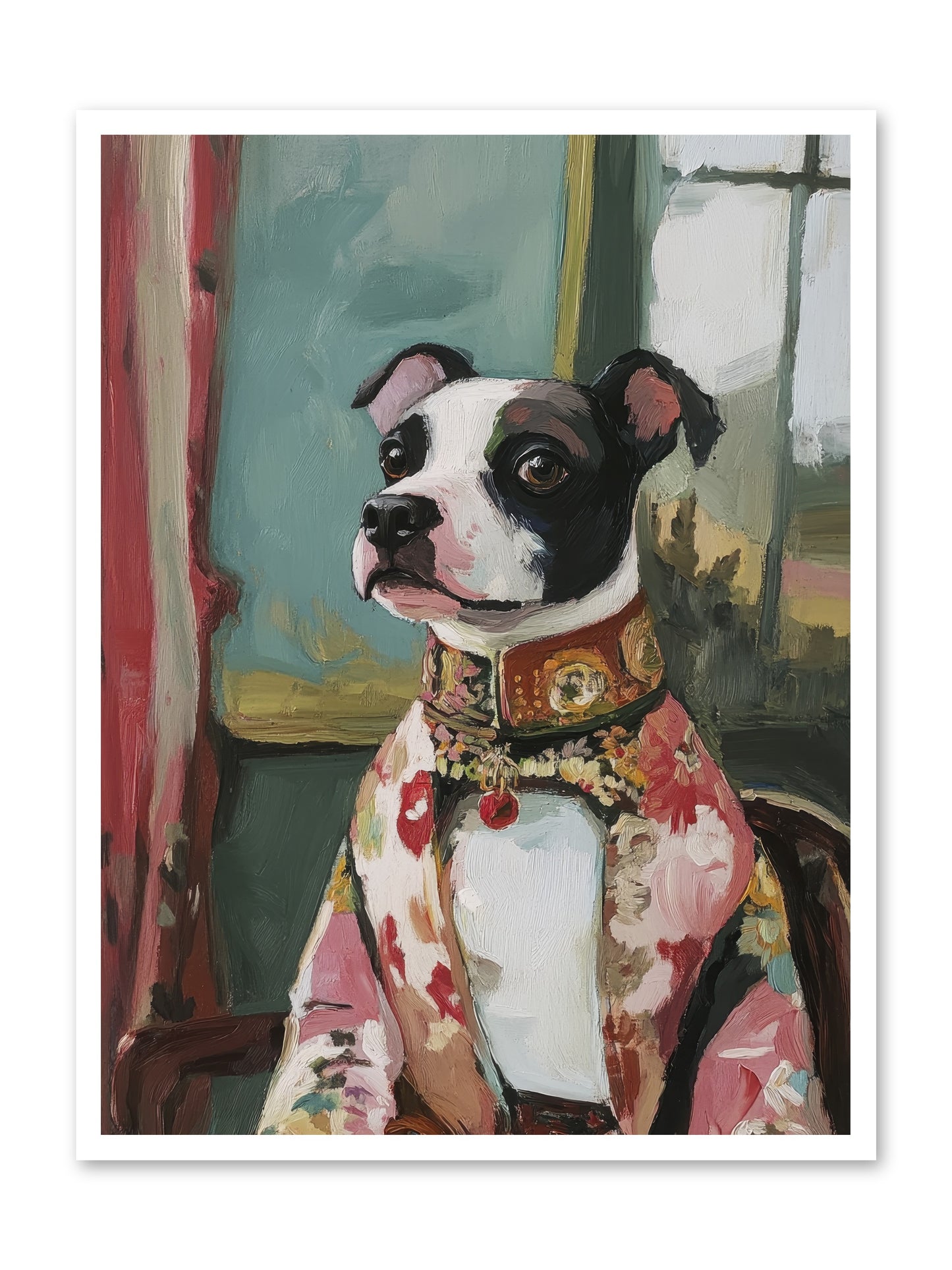 Garden Party Finery -- Loose Canvas Print 30x40