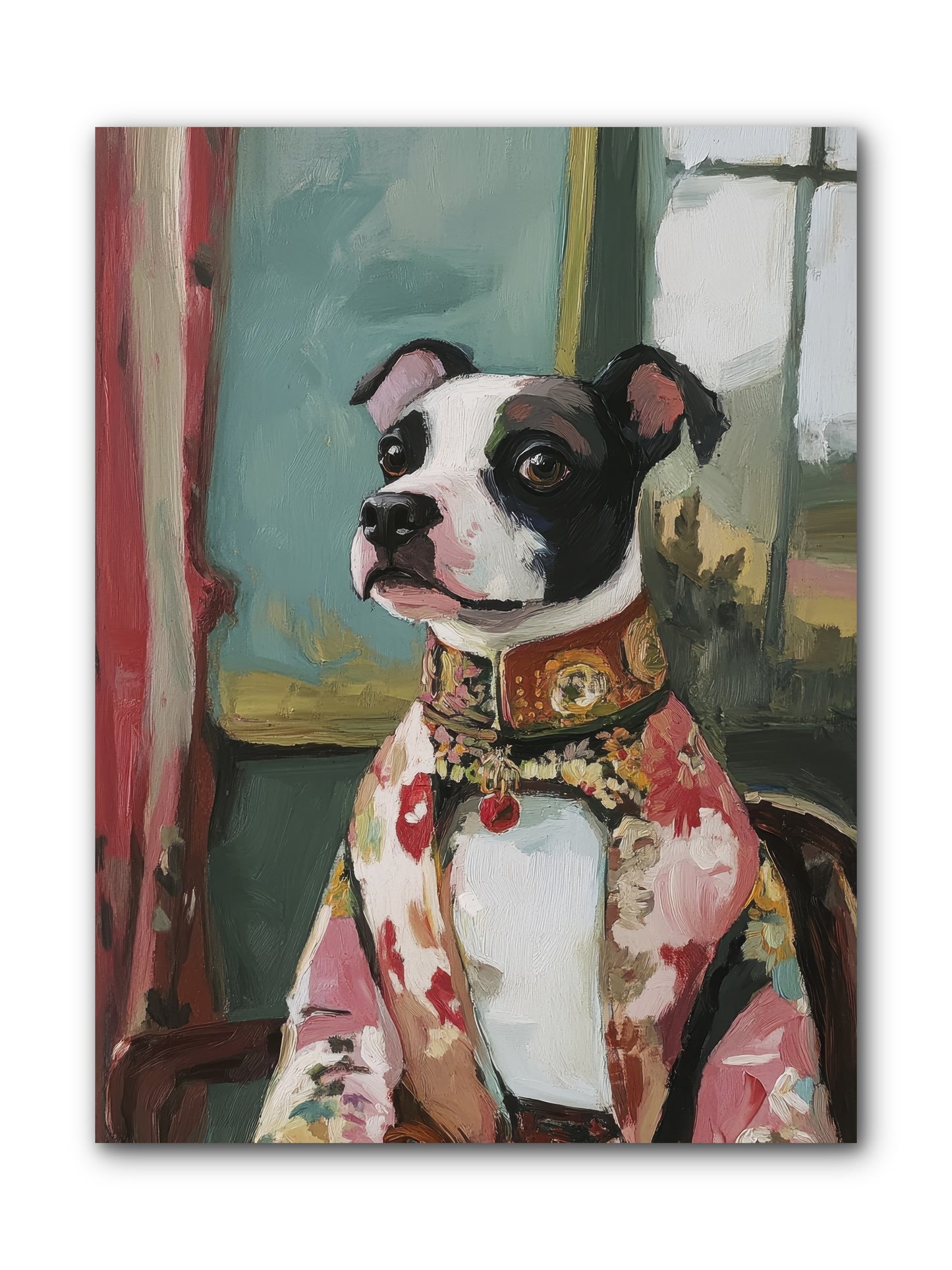 Garden Party Finery -- Wrapped Canvas 9x12
