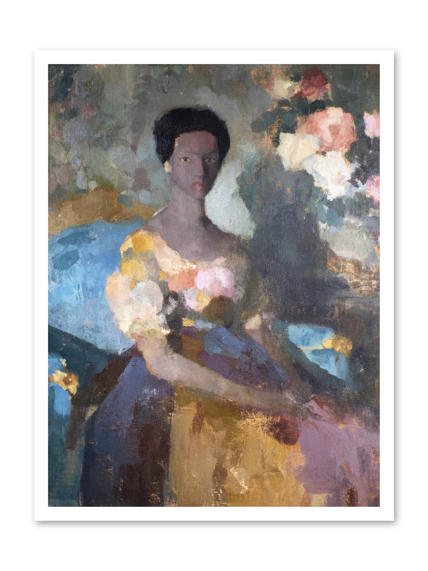 Garden Suite on Rue Amour -- Loose Canvas Print 24x32