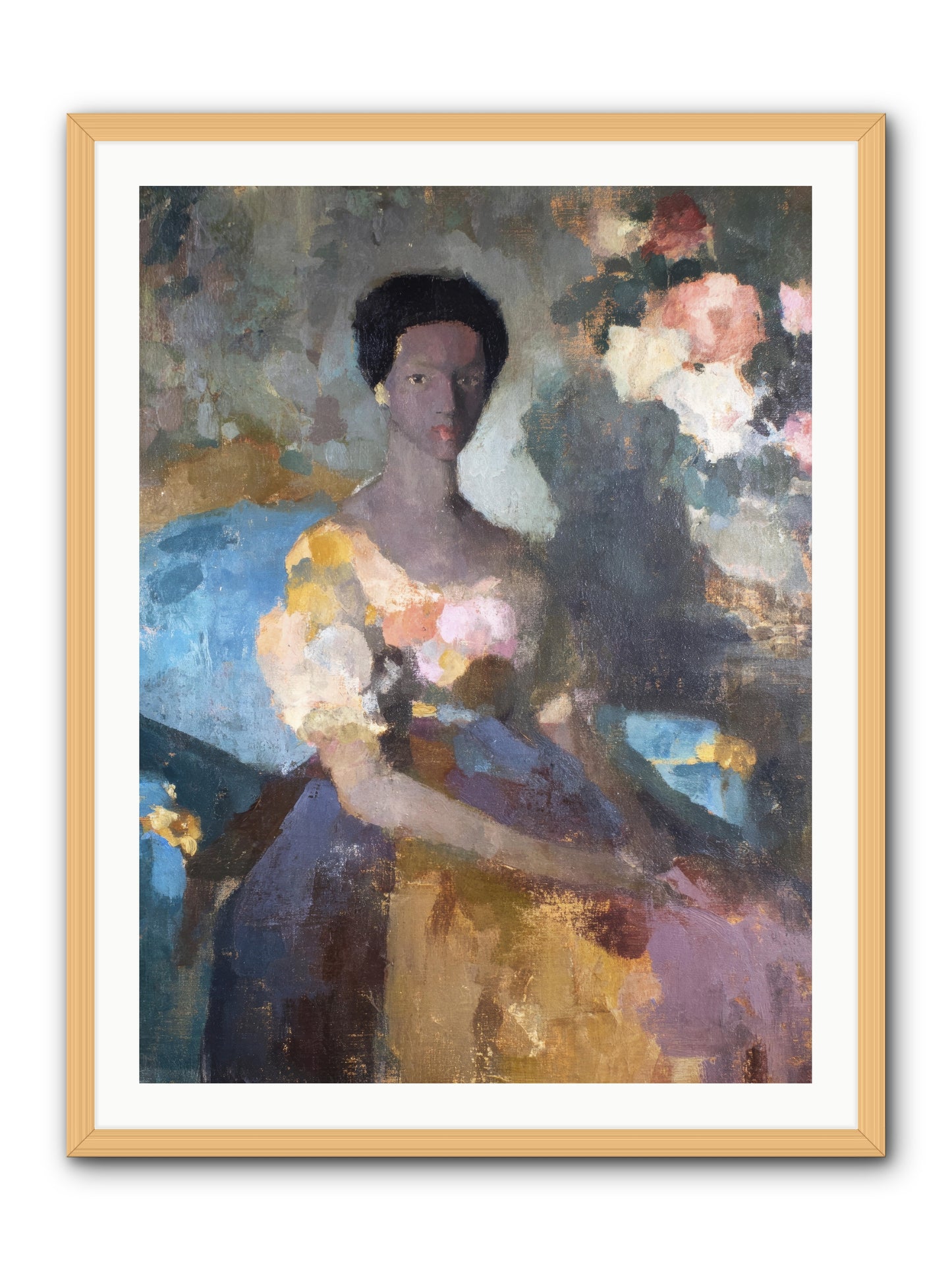 Garden Suite on Rue Amour -- Framed Print - Natural 30x40