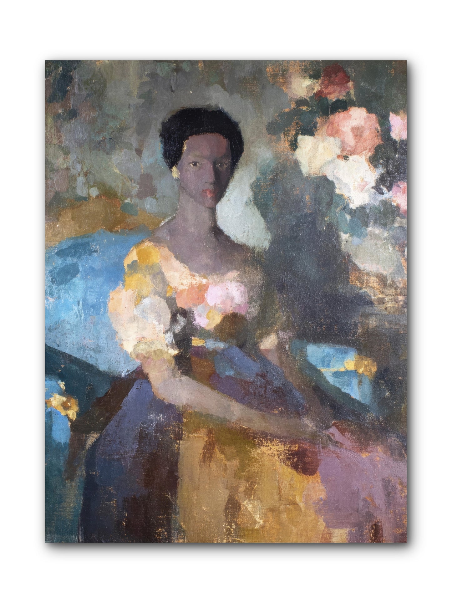 Garden Suite on Rue Amour -- Wrapped Canvas 9x12