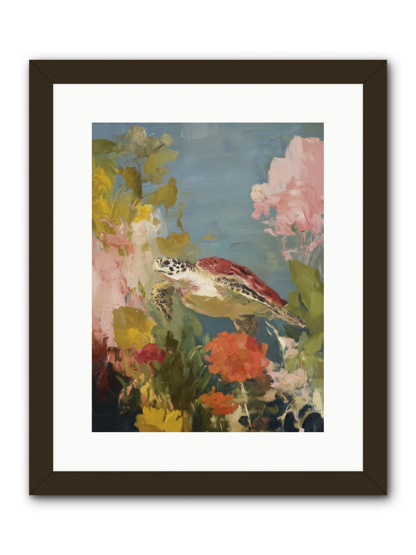 Garden of Light -- Framed Print - Black 12x16