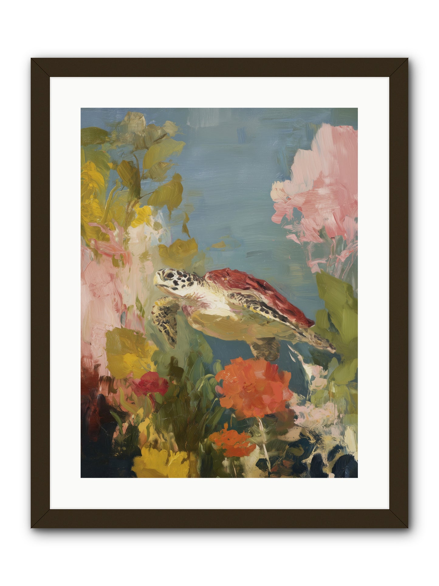 Garden of Light -- Framed Print - Black 18x24