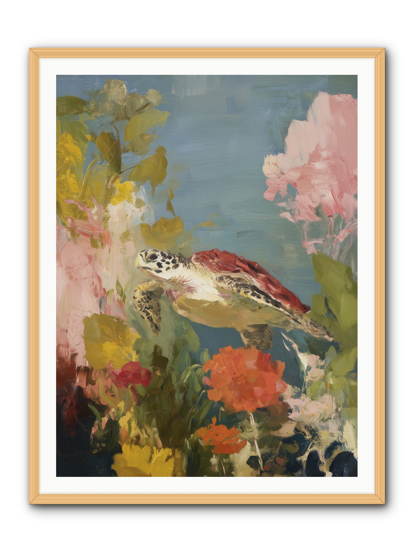 Garden of Light -- Framed Print - Natural 36x48