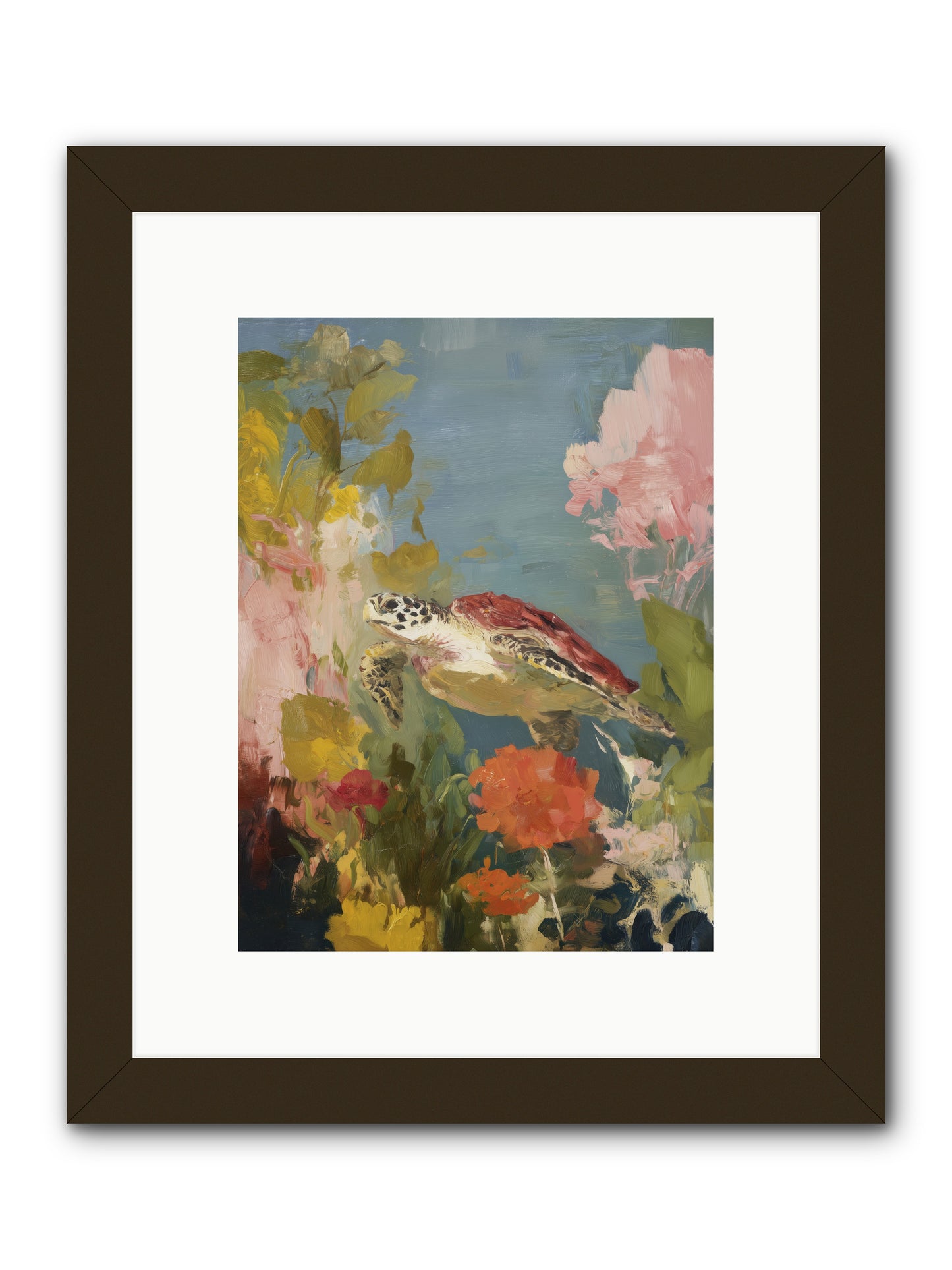 Garden of Light -- Framed Print - Black 9x12