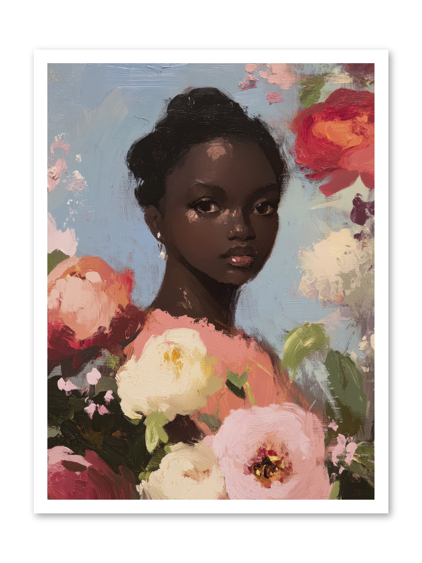 Gardenia’s Secret Keep-REZ -- Loose Canvas Print 24x32