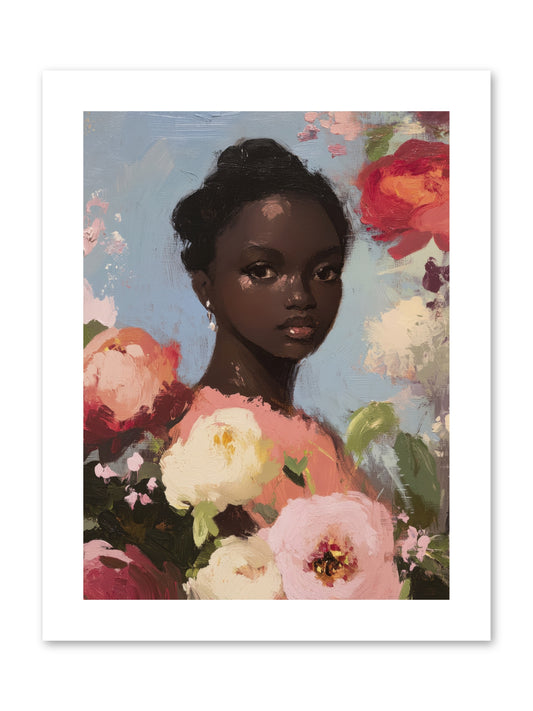 Gardenia’s Secret Keep-REZ -- Paper Print 9x12