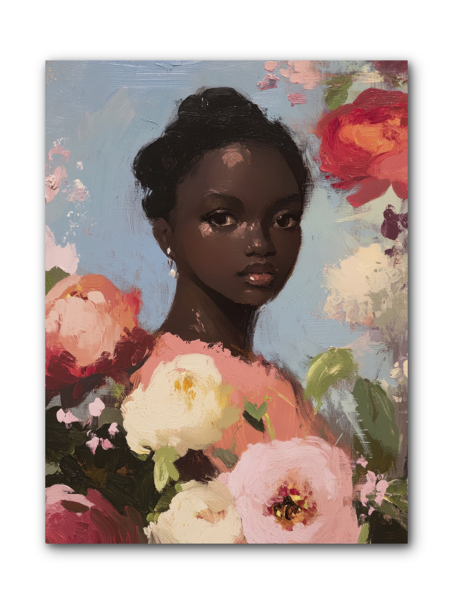 Gardenia’s Secret Keep-REZ -- Wrapped Canvas 9x12