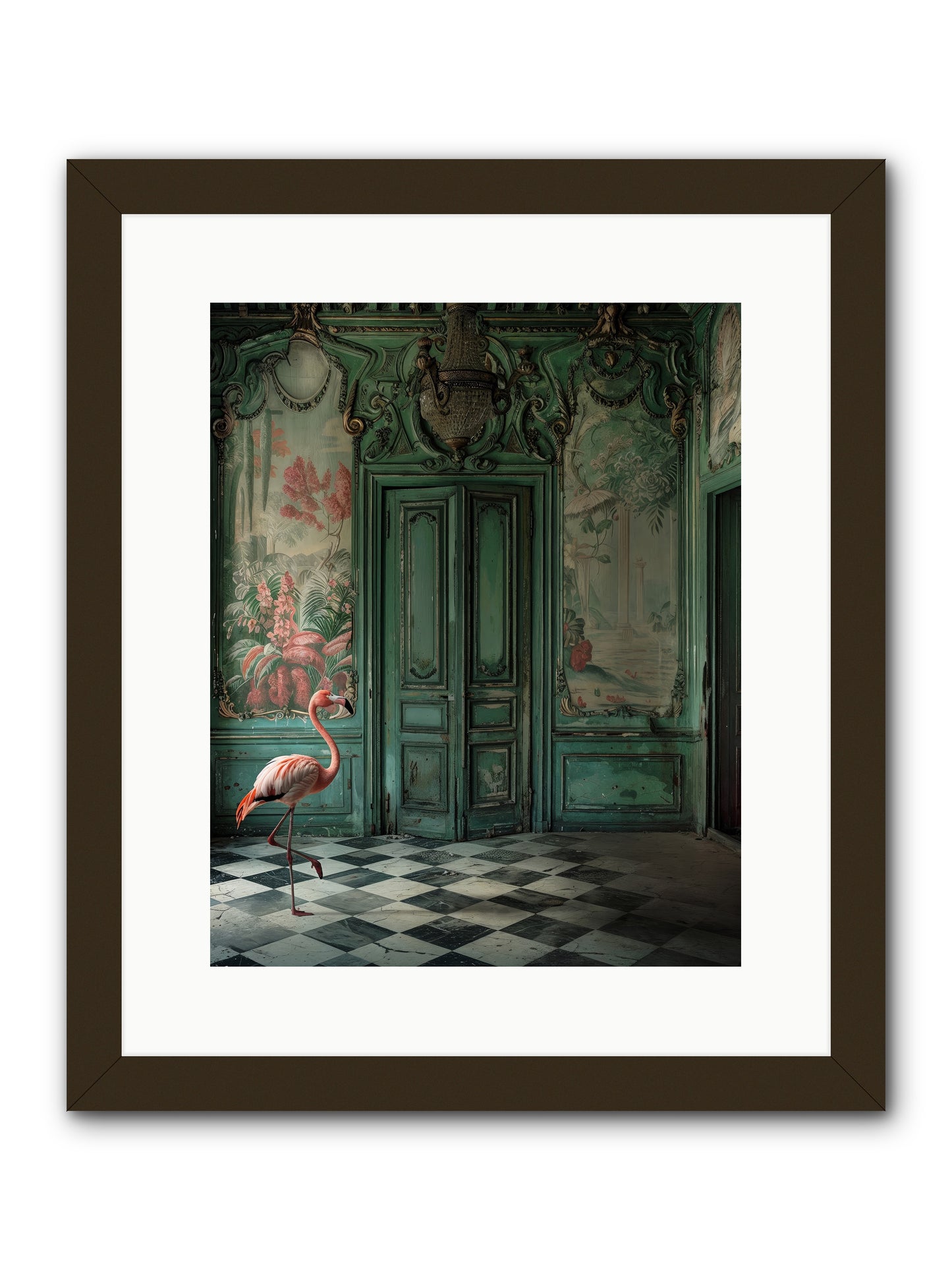 Gatekeeper Of Verdant Wetlands -- Framed Print - Black 12x15