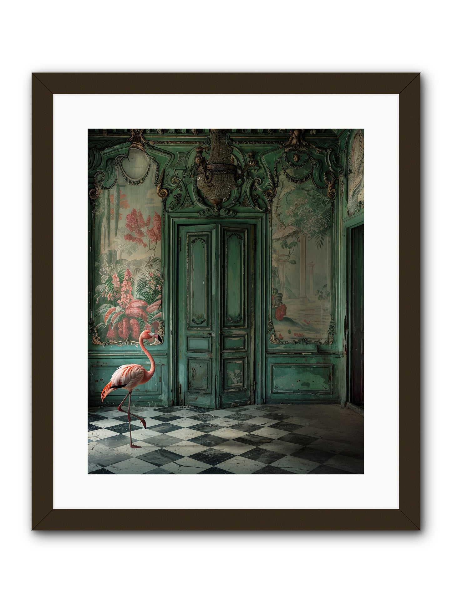 Gatekeeper Of Verdant Wetlands -- Framed Print - Black 16x20
