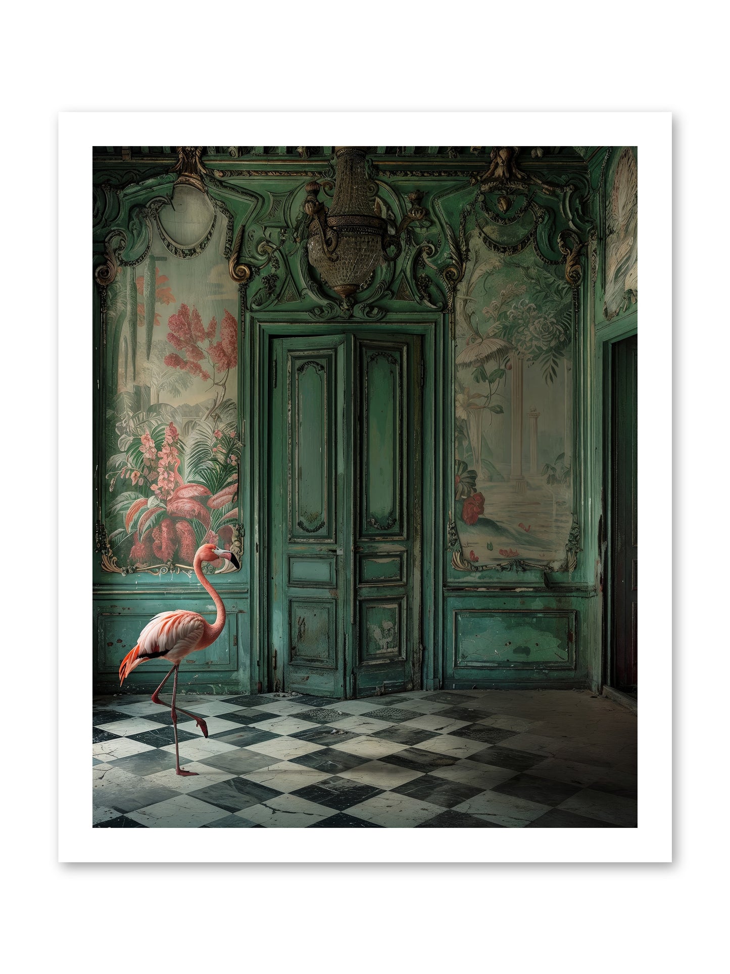 Gatekeeper Of Verdant Wetlands -- Loose Canvas Print 16x20