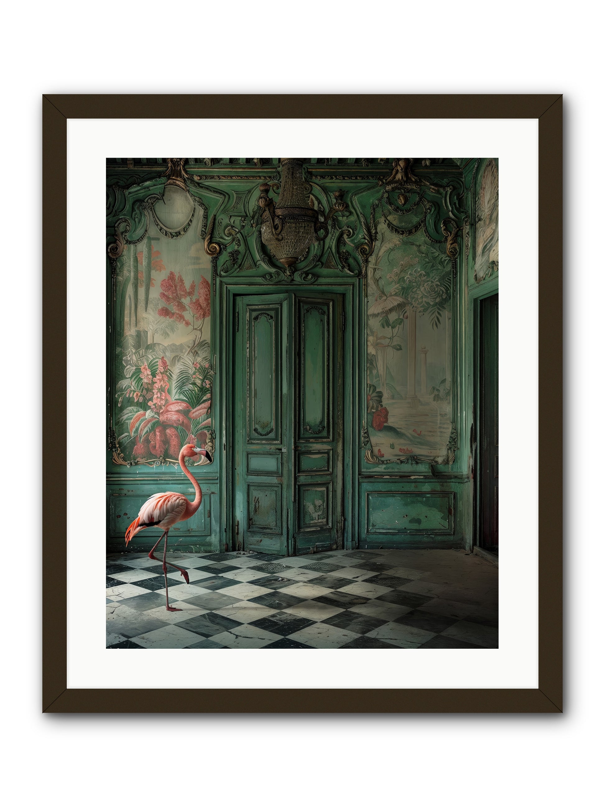 Gatekeeper Of Verdant Wetlands -- Framed Print - Black 20x25
