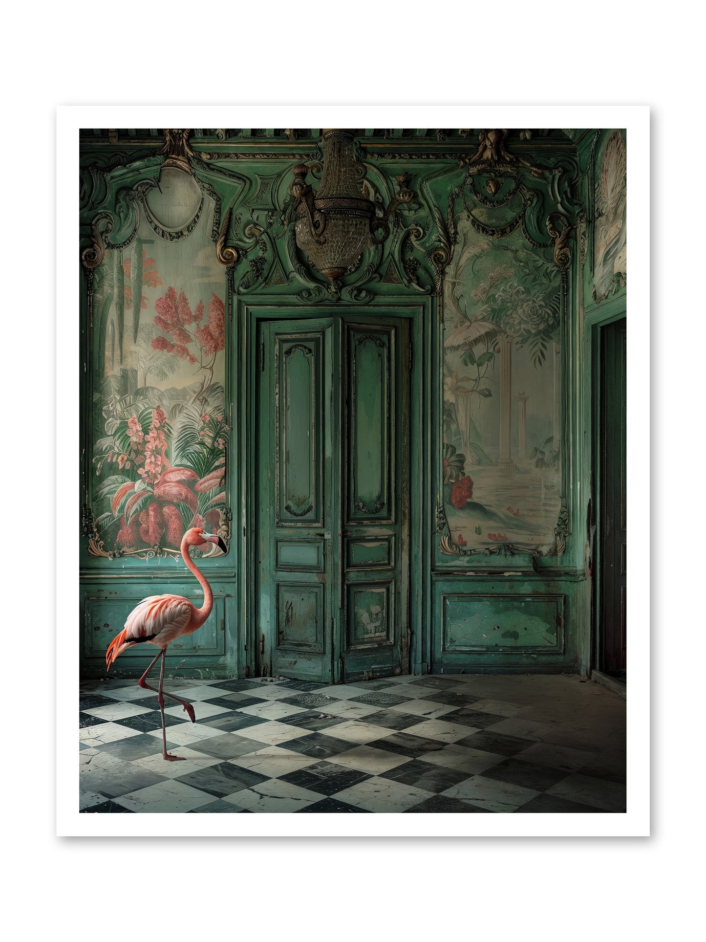 Gatekeeper Of Verdant Wetlands -- Loose Canvas Print 24x30