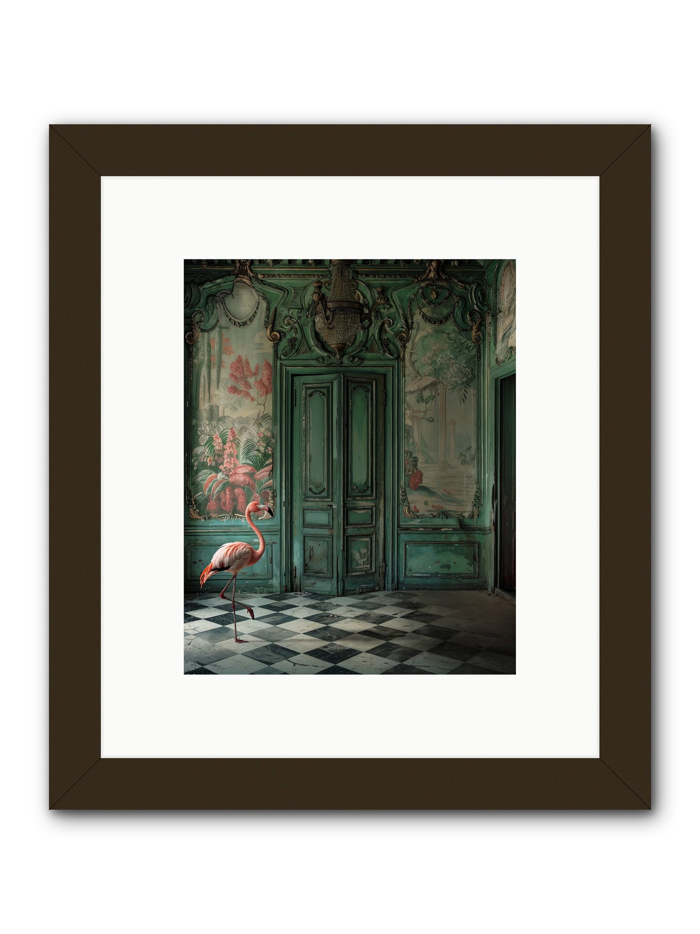 Gatekeeper Of Verdant Wetlands -- Framed Print - Black 8x10