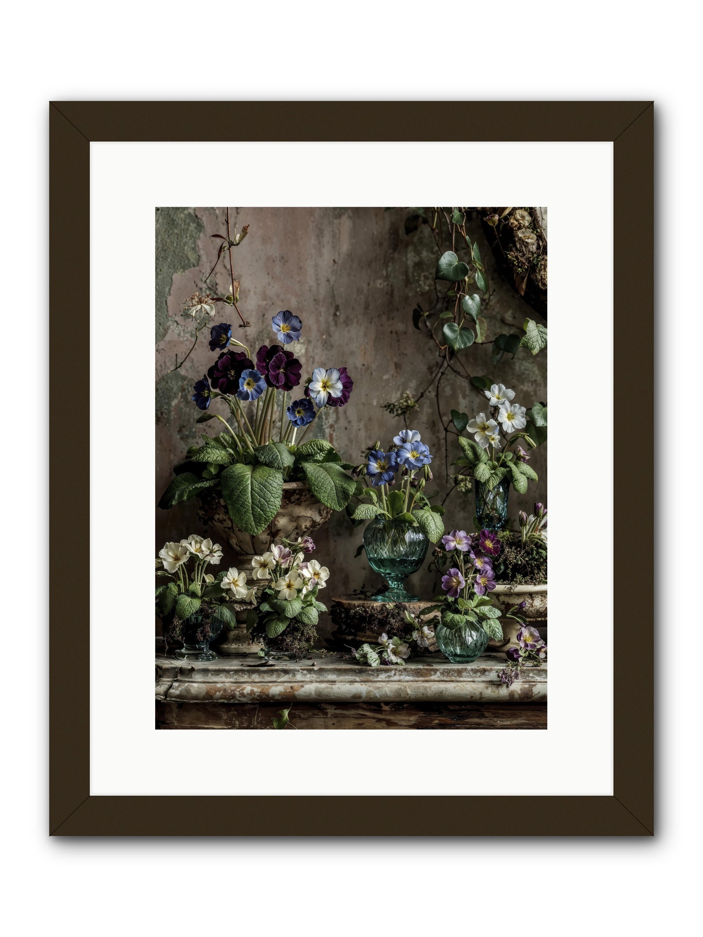 Gathered -- Framed Print - Black 12x16